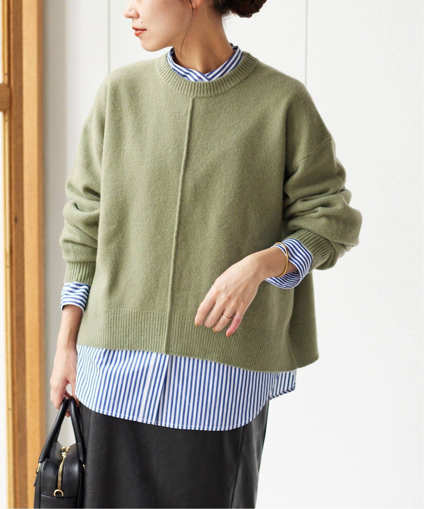 JOURNAL STANDARD カシミヤ クルーネックプルオーバー ニット JOURNAL STANDARD（ジャーナルスタンダード）の「カシミヤクルー