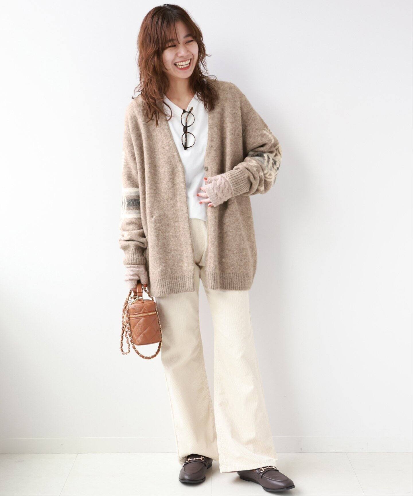 別注【PENDLETON/ペンドルトン】*RELUMEニットカーディガン  