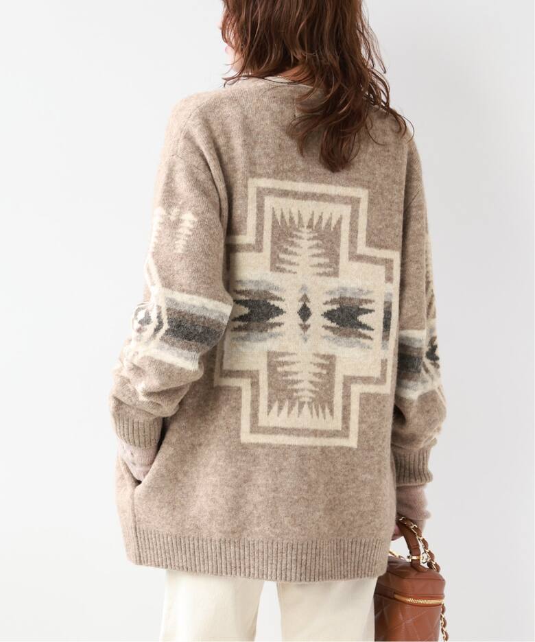 別注【PENDLETON/ペンドルトン】*RELUMEニットカーディガン  