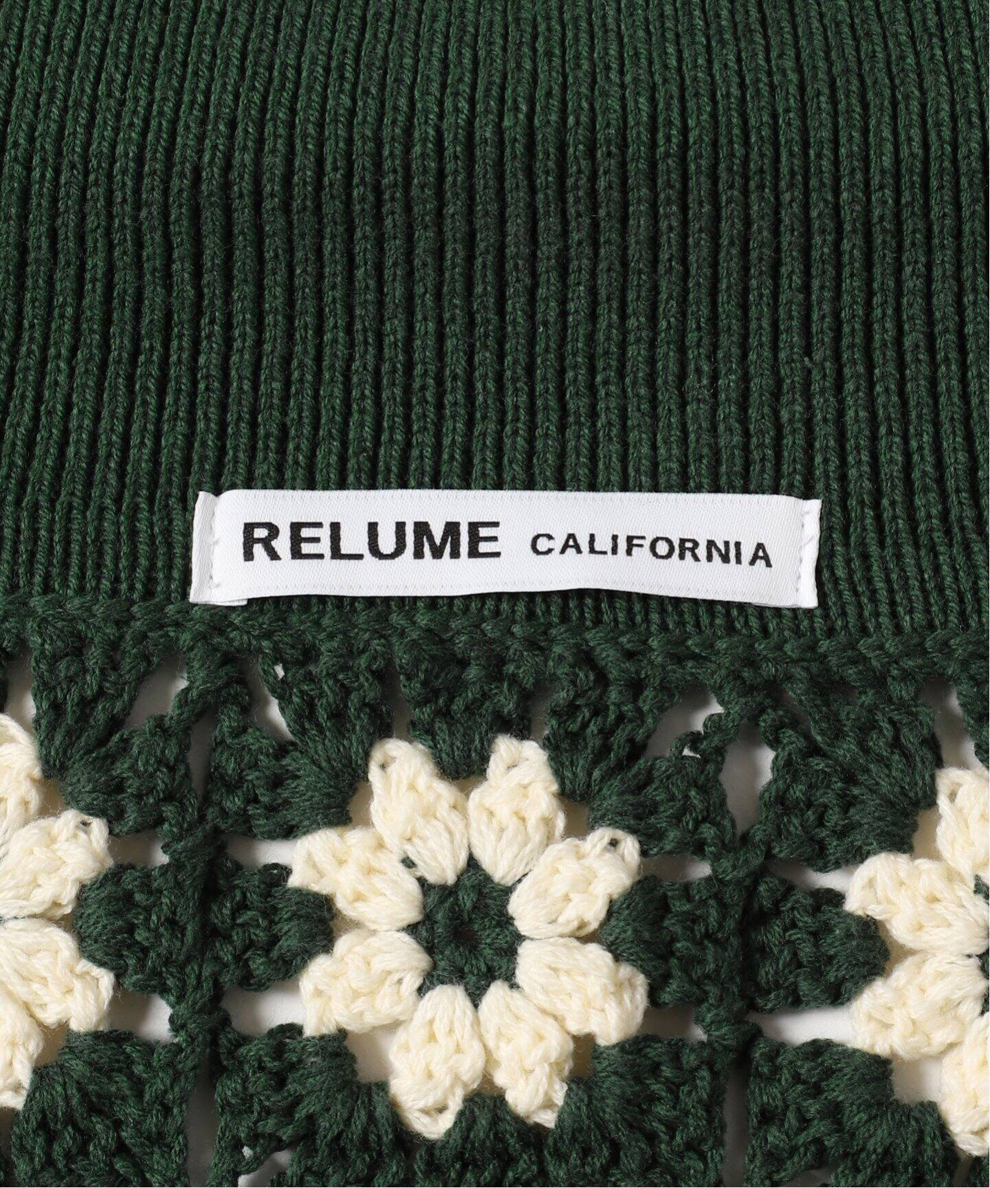 CALIFORNIA クロシェアミ ニットカーディガン
