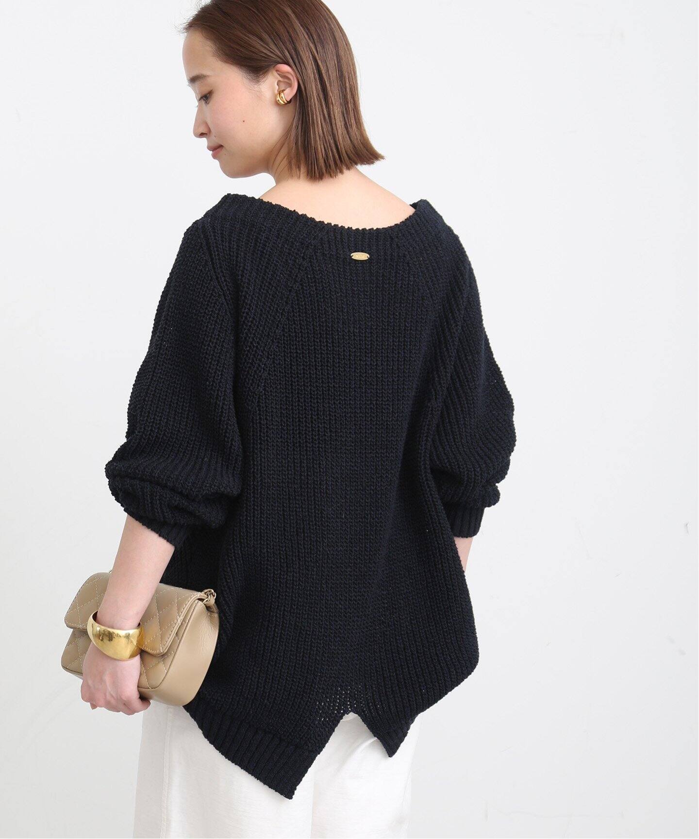 Lily Linen アゼ プルオーバー（ニット／セーター）｜Deuxieme Classe 