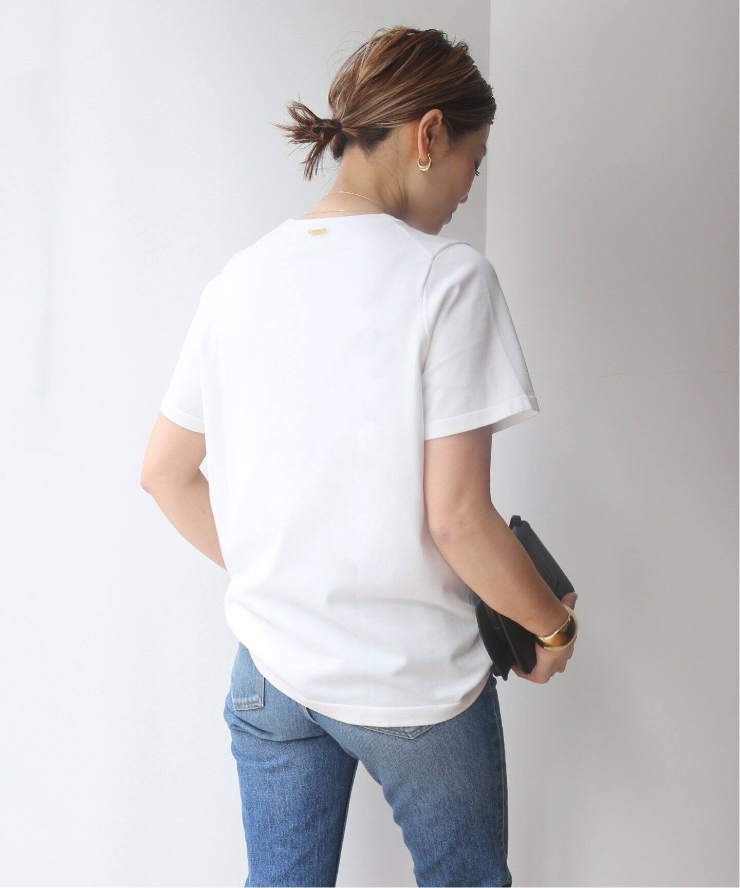 Deuxieme Classe / Future クルーネックTシャツホワイト