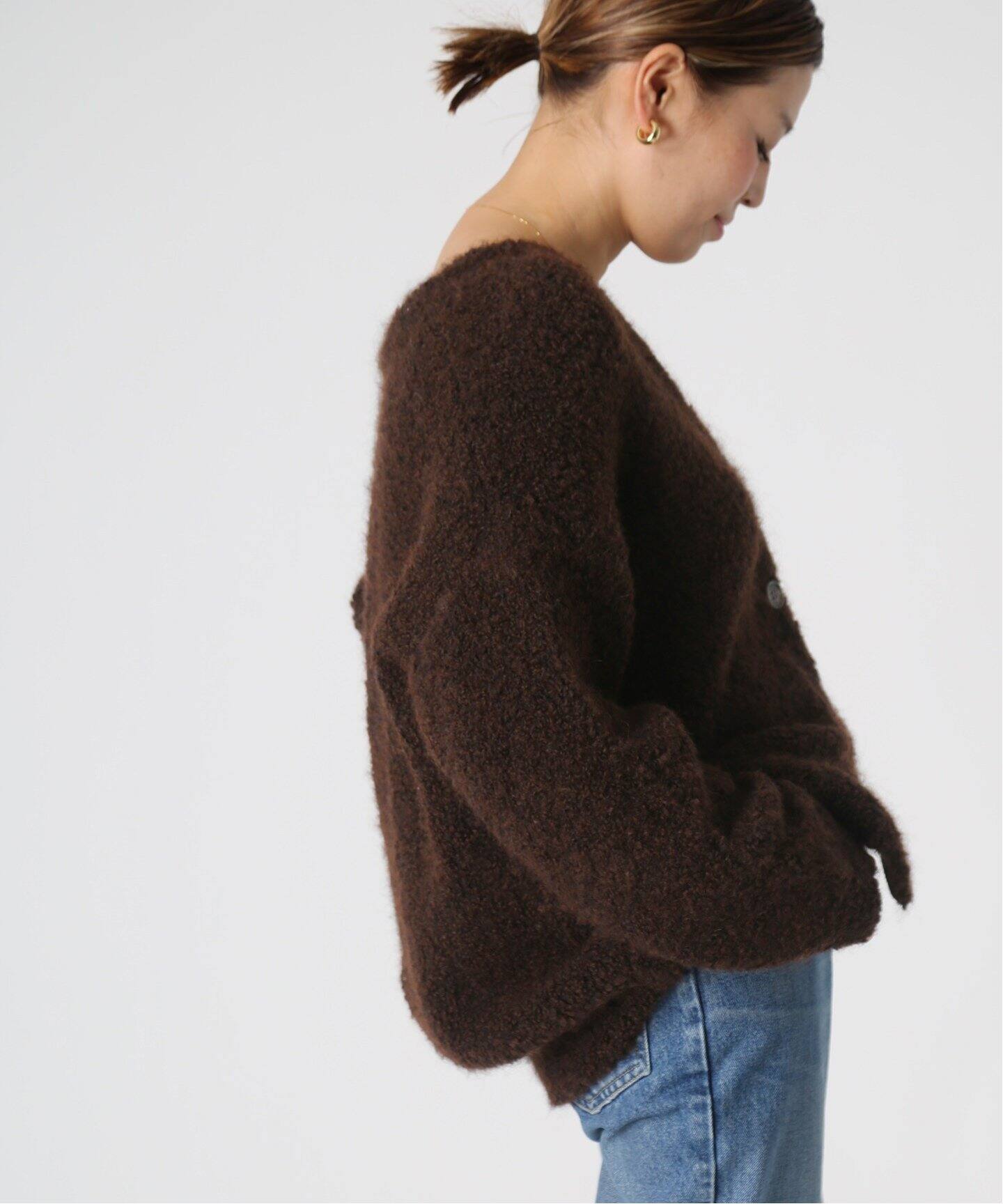 Vello Big カーディガン（カーディガン）｜Deuxieme Classe  