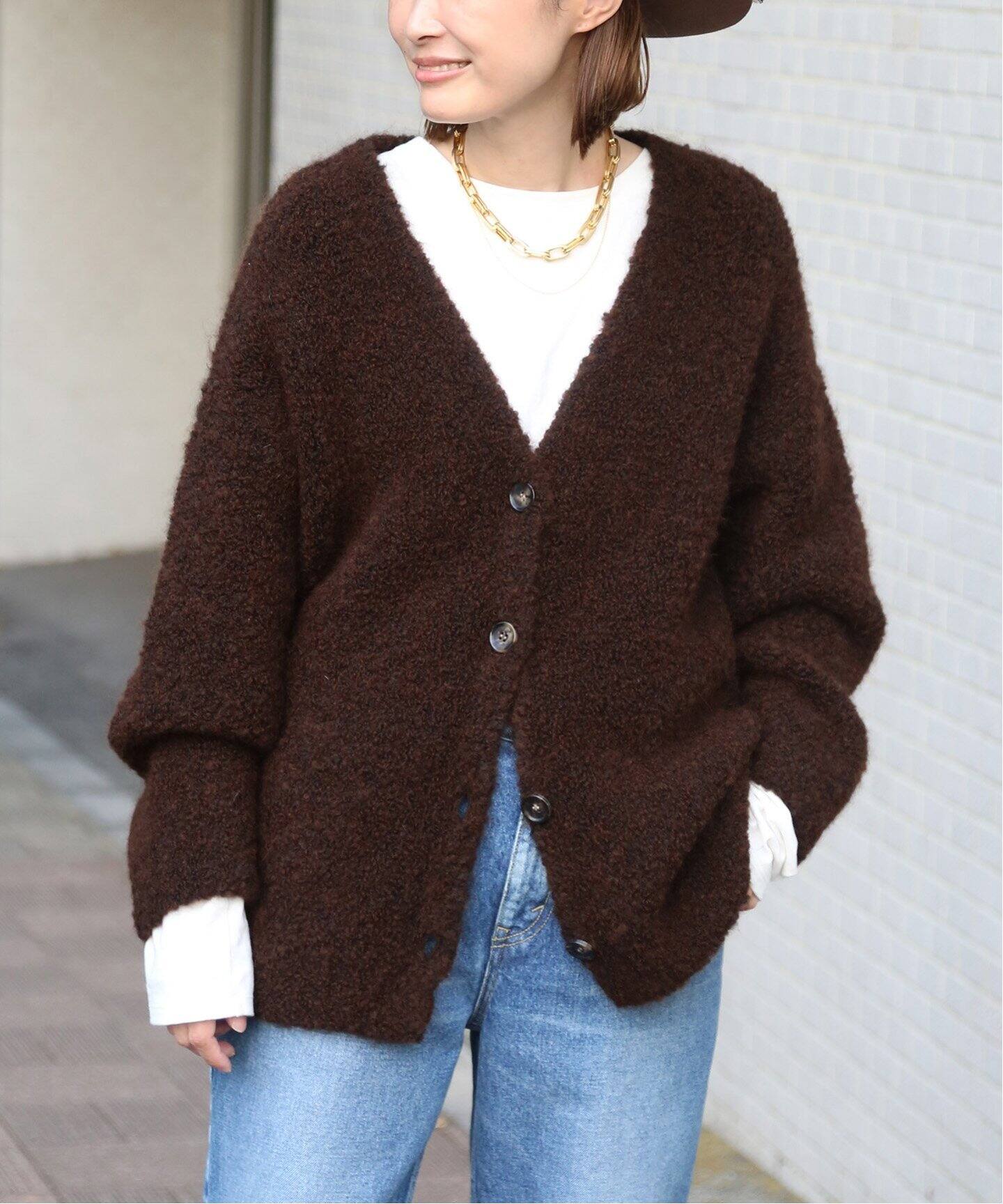 Vello Big カーディガン（カーディガン）｜Deuxieme Classe  