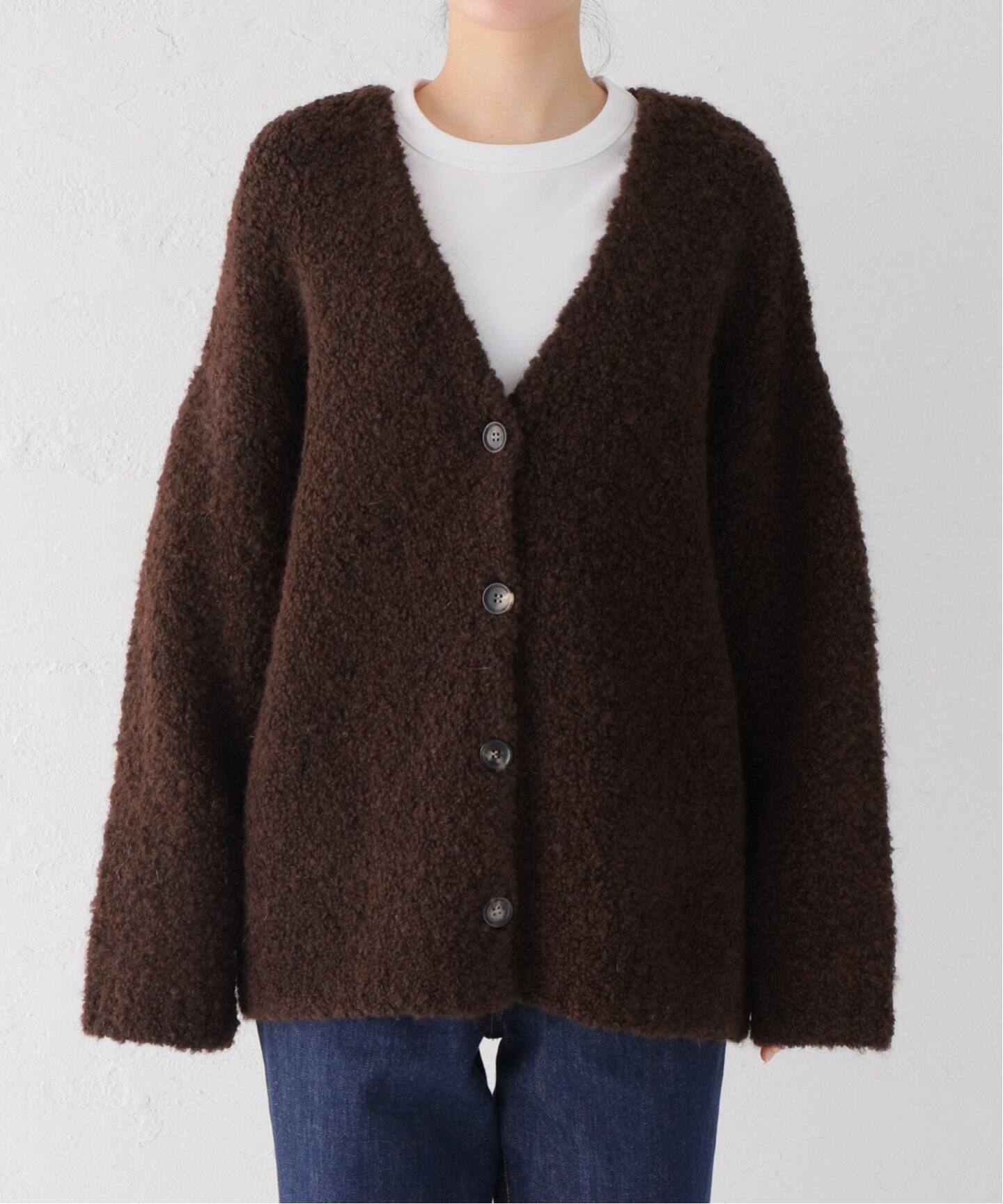 Vello Big カーディガン（カーディガン）｜Deuxieme Classe  