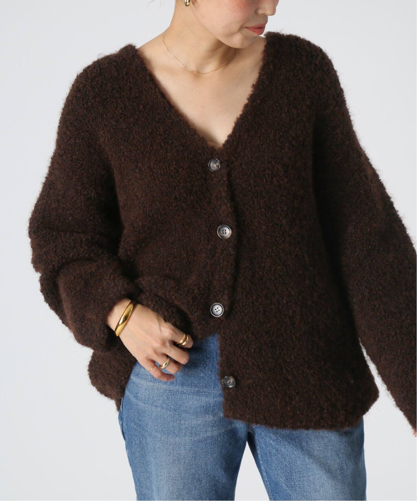 Vello Big カーディガン（カーディガン）｜Deuxieme Classe  