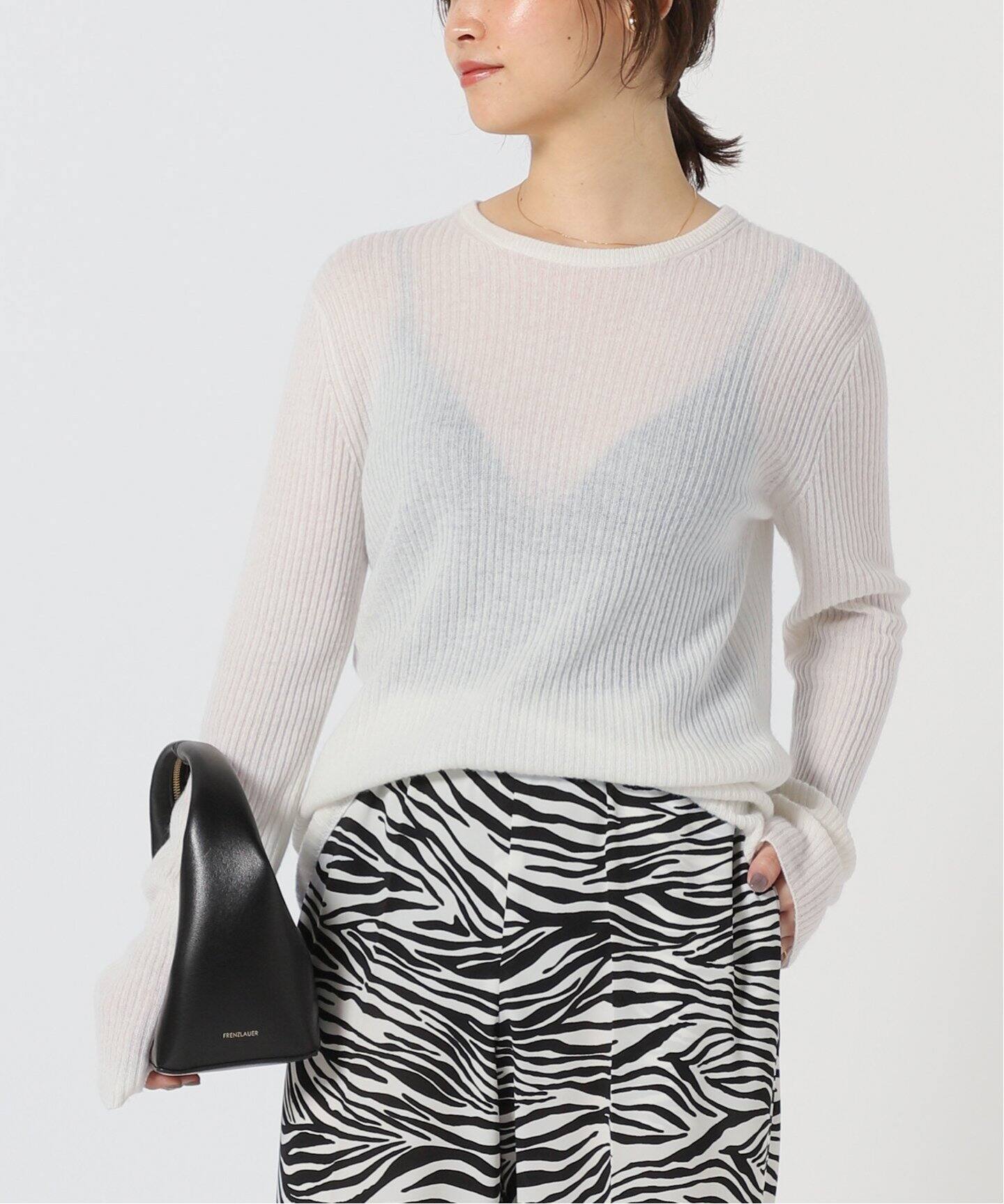 Cariaggi Cashmere Rib プルオーバー|Deuxieme Classe 配送ネットワーク 【Deuxieme Classe】CARIAGGI ユルタートル/RIBパンツ ニット/セーター
