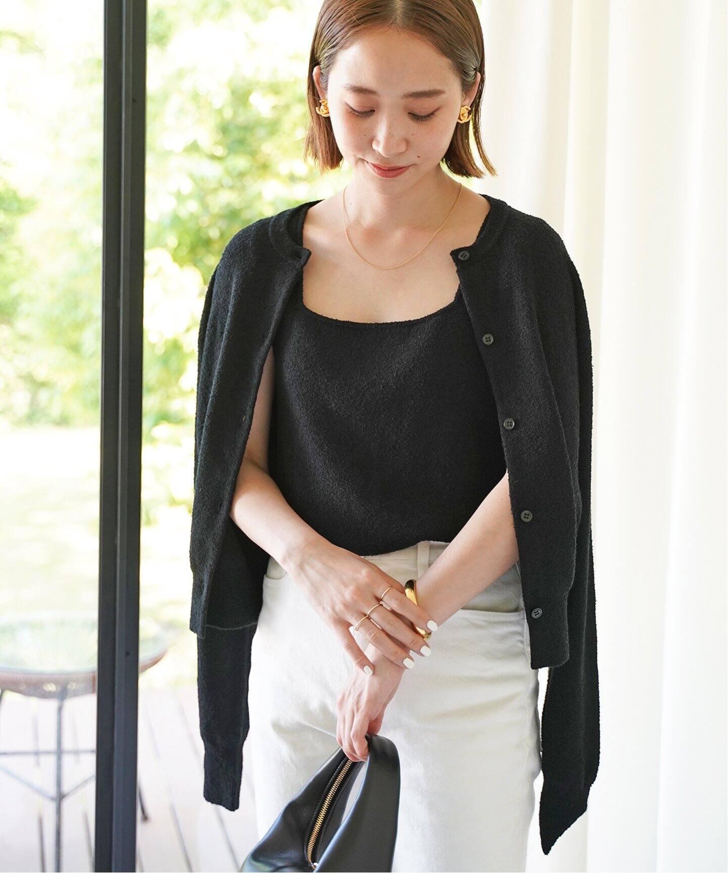 Floche クルーネック カーディガン（カーディガン）｜Deuxieme Classe  