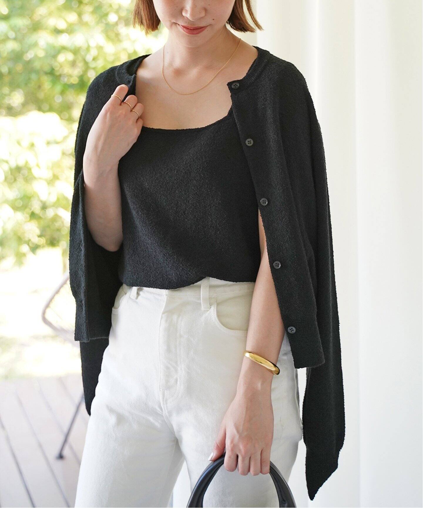 Floche クルーネック カーディガン（カーディガン）｜Deuxieme Classe  