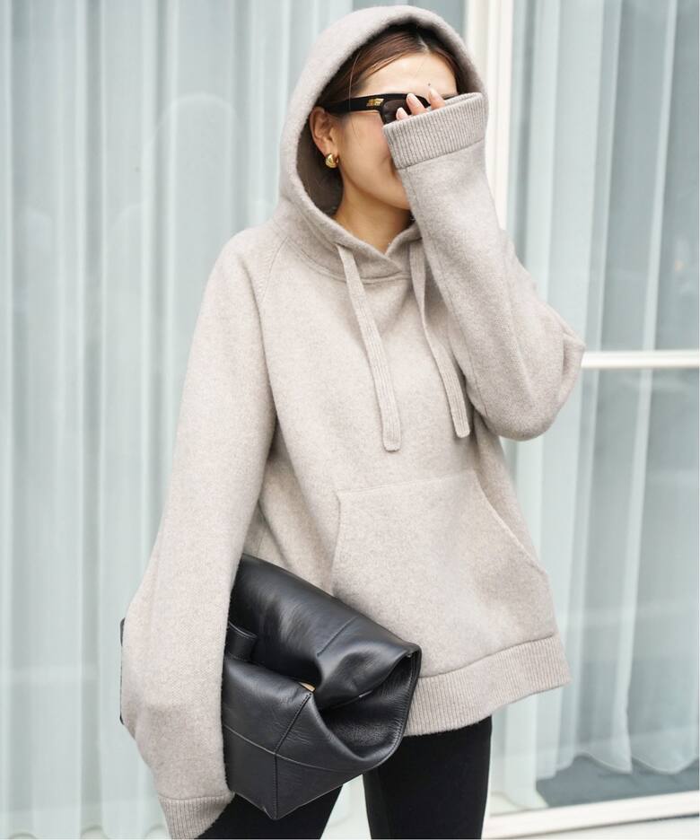 Knitted フーディー（ニット／セーター）｜Deuxieme Classe  