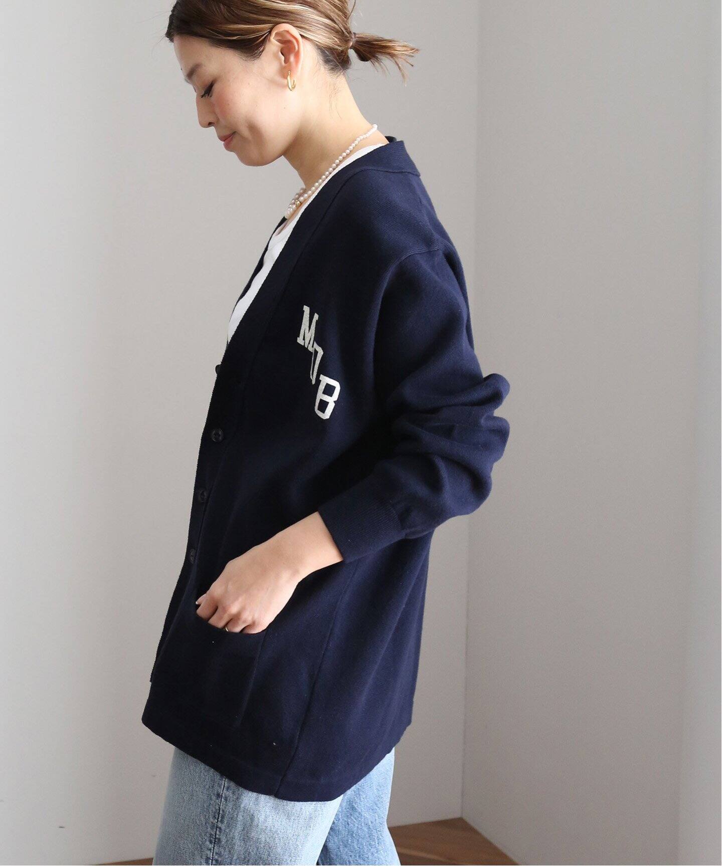 MADISONBLUE/マディソンブルー】BIG COTTON カーディガン  