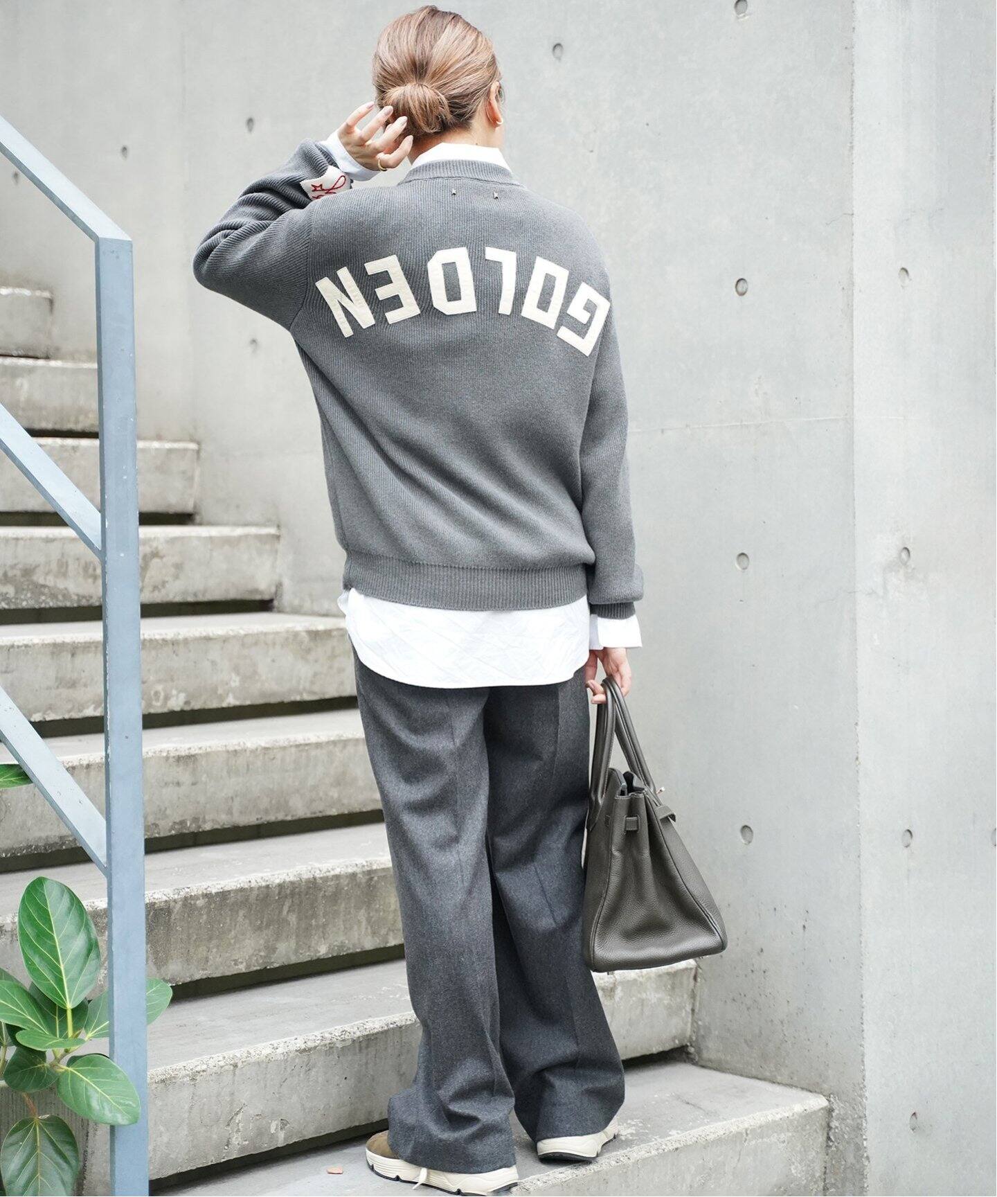 GOLDEN GOOSE/ゴールデングース】 LOGO ニット（ニット／セーター 