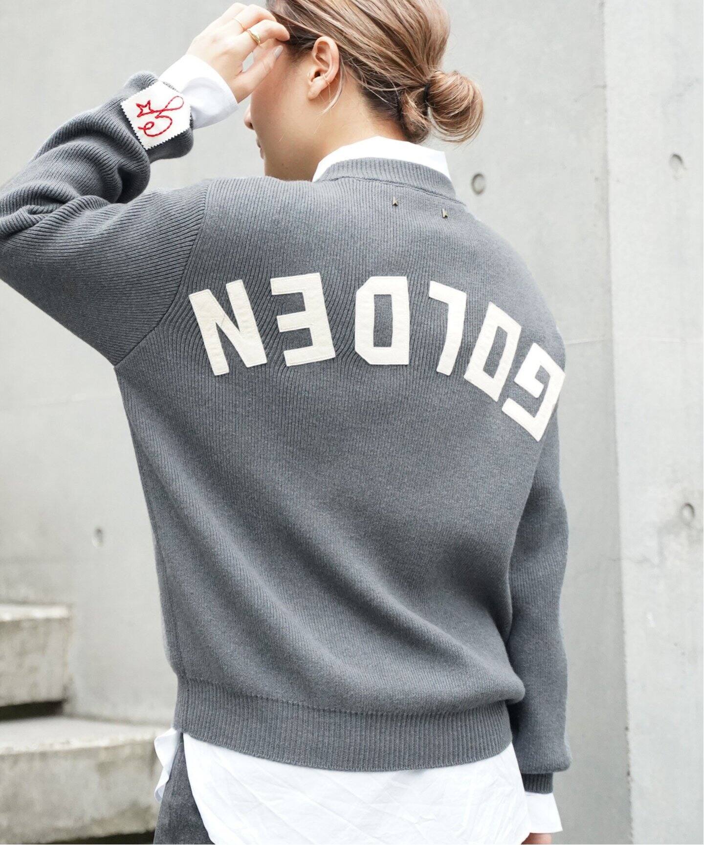 GOLDEN GOOSE/ゴールデングース】 LOGO ニット（ニット／セーター 