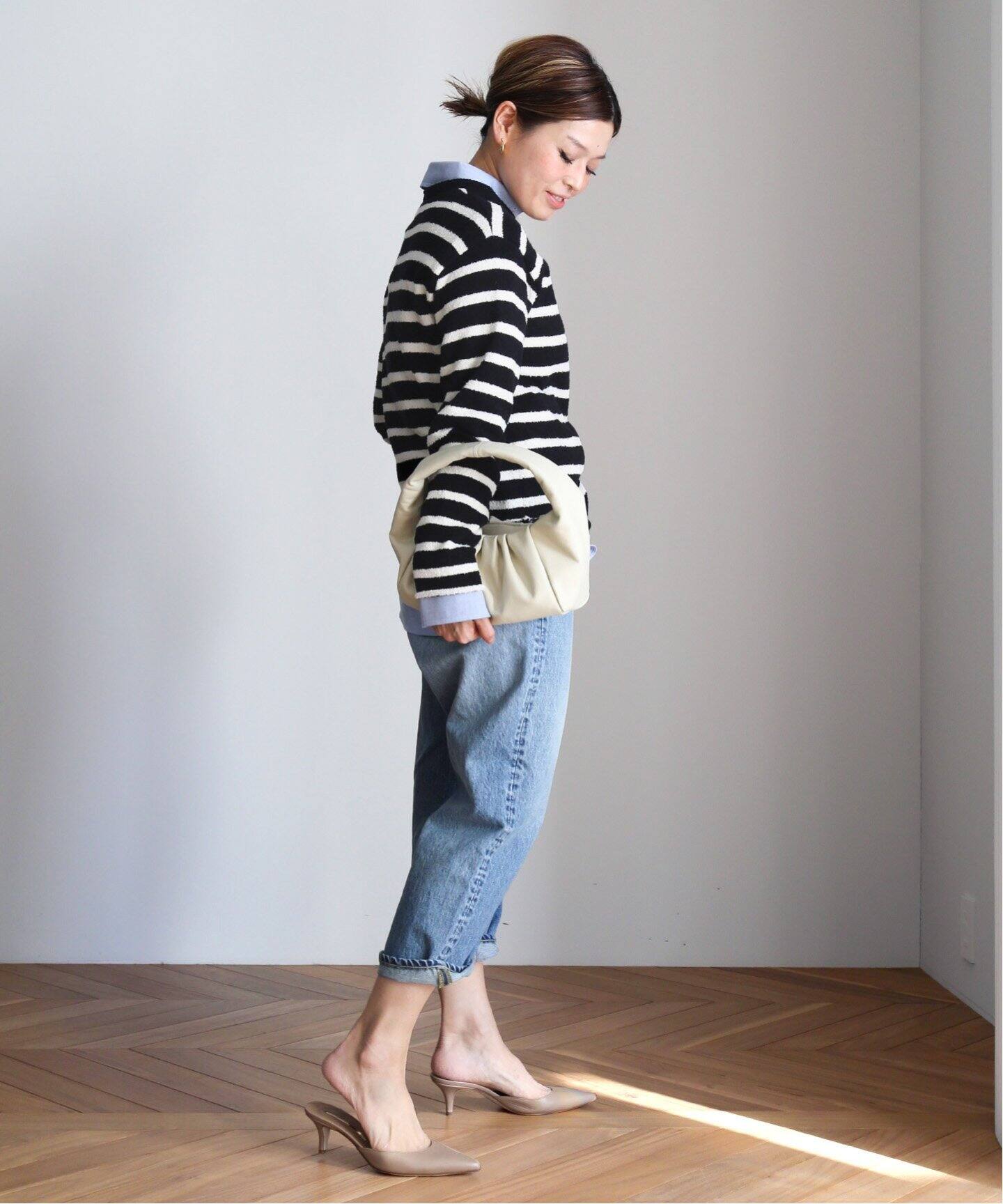 MADISONBLUE/マディソンブルー】BORDER BOUCLE ニット（ニット 