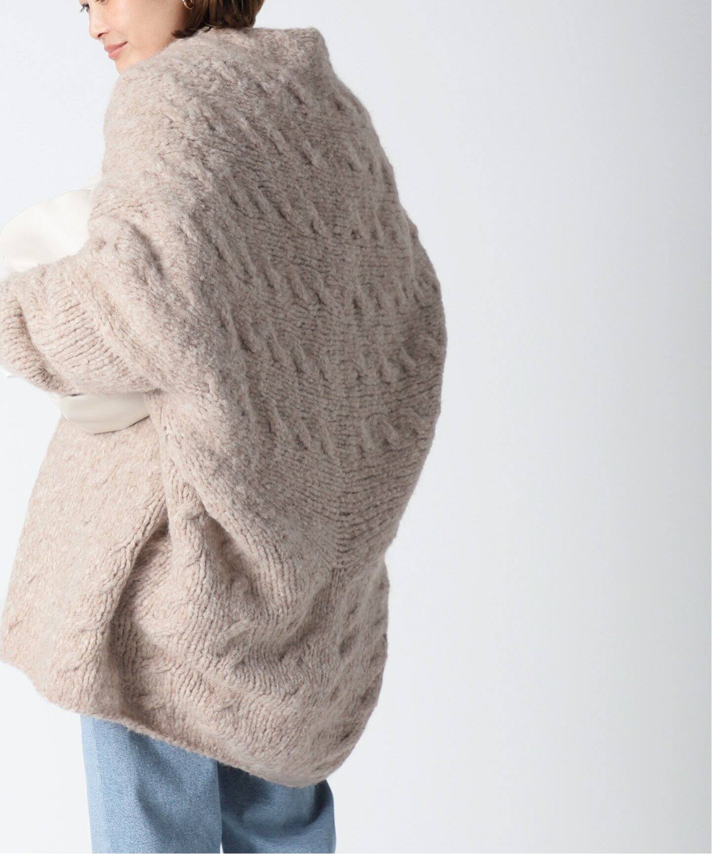 LAUREN MANOOGIAN/ローレン マヌージアン】HANDKNIT CABLE  