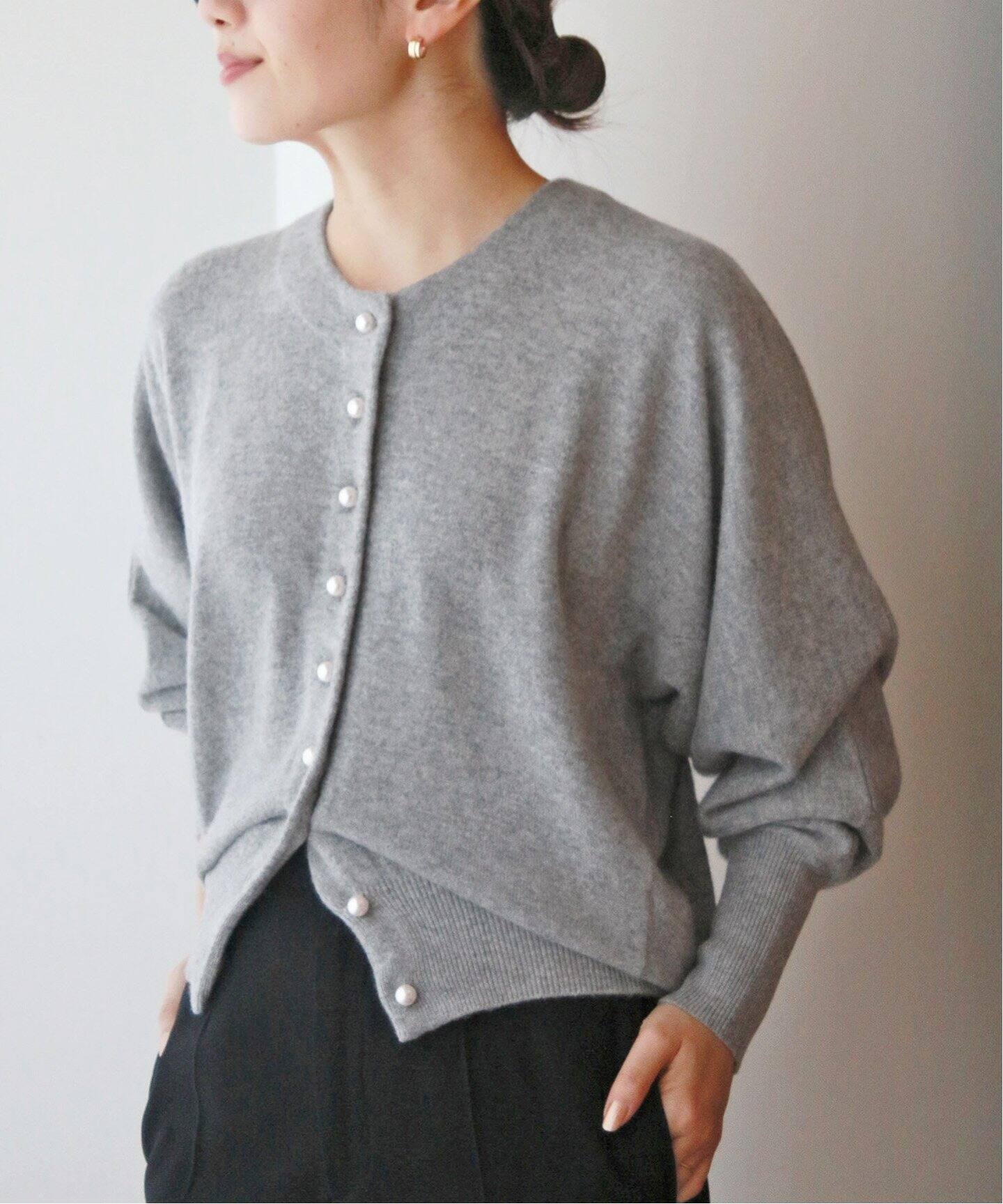 MADISONBLUE/マディソンブルー】DOLMAN SLEEVE カーディガン CASHMERE  