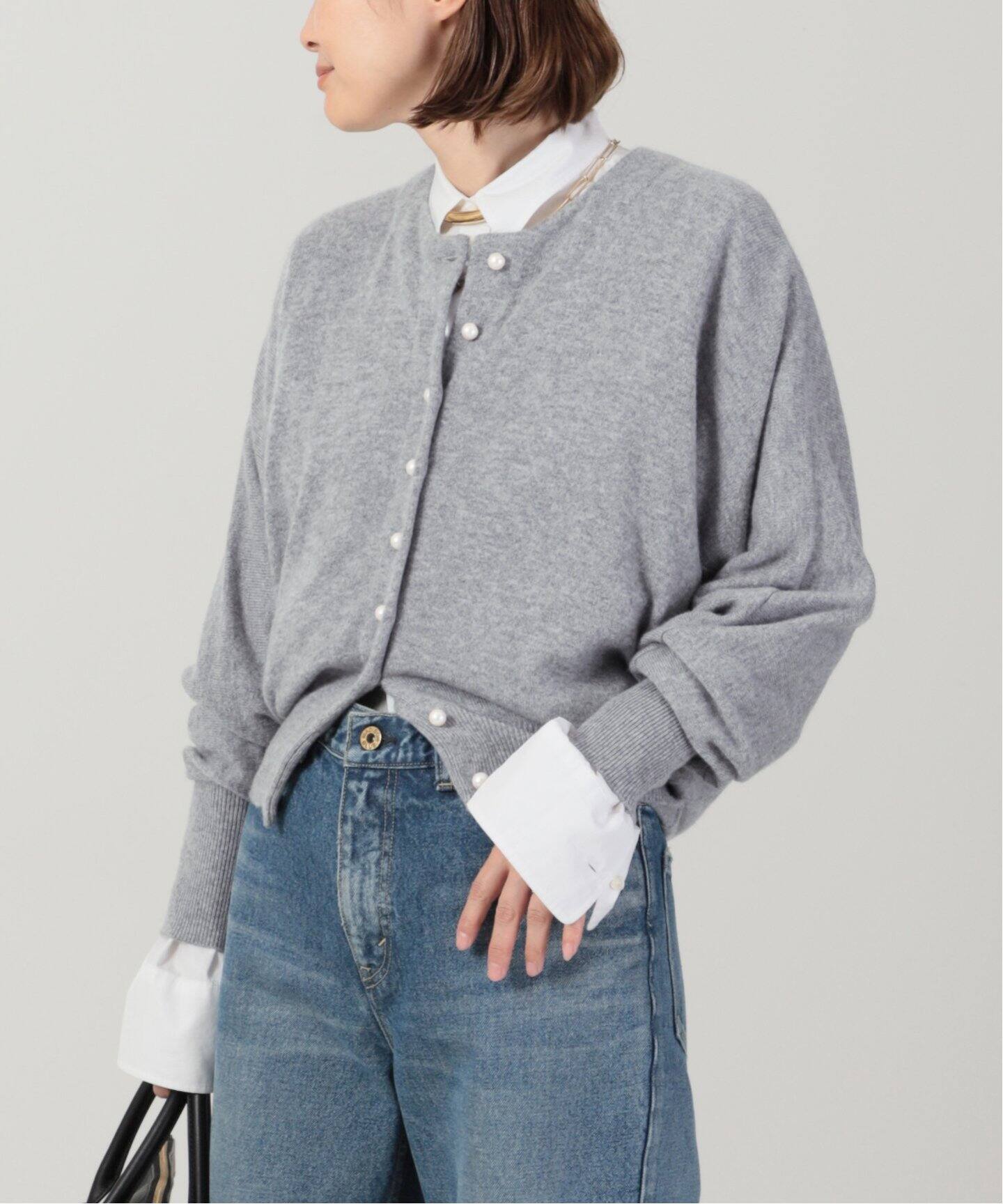 MADISONBLUE/マディソンブルー】DOLMAN SLEEVE カーディガン CASHMERE  