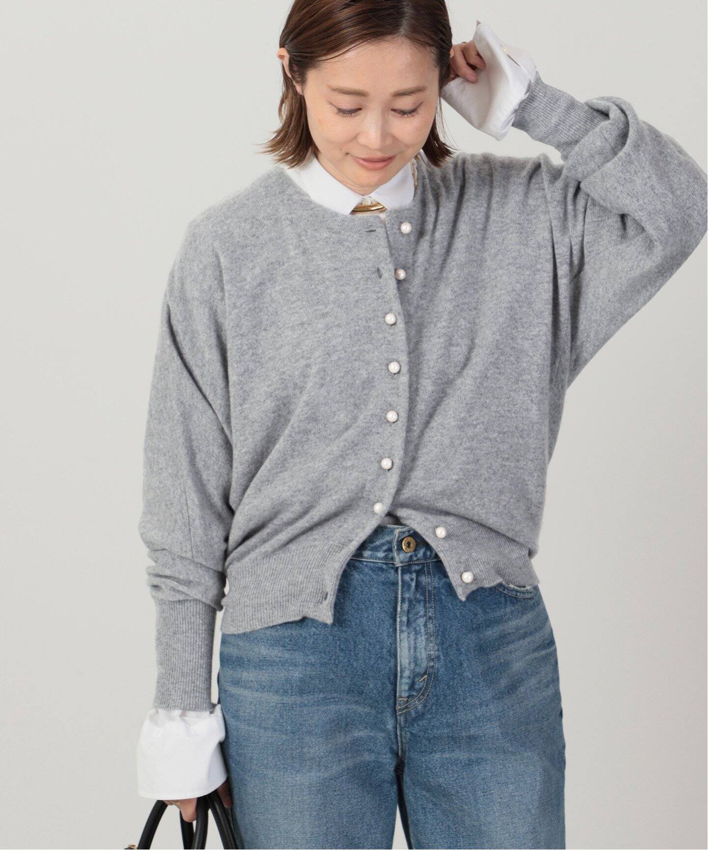 MADISONBLUE/マディソンブルー】DOLMAN SLEEVE カーディガン CASHMERE  