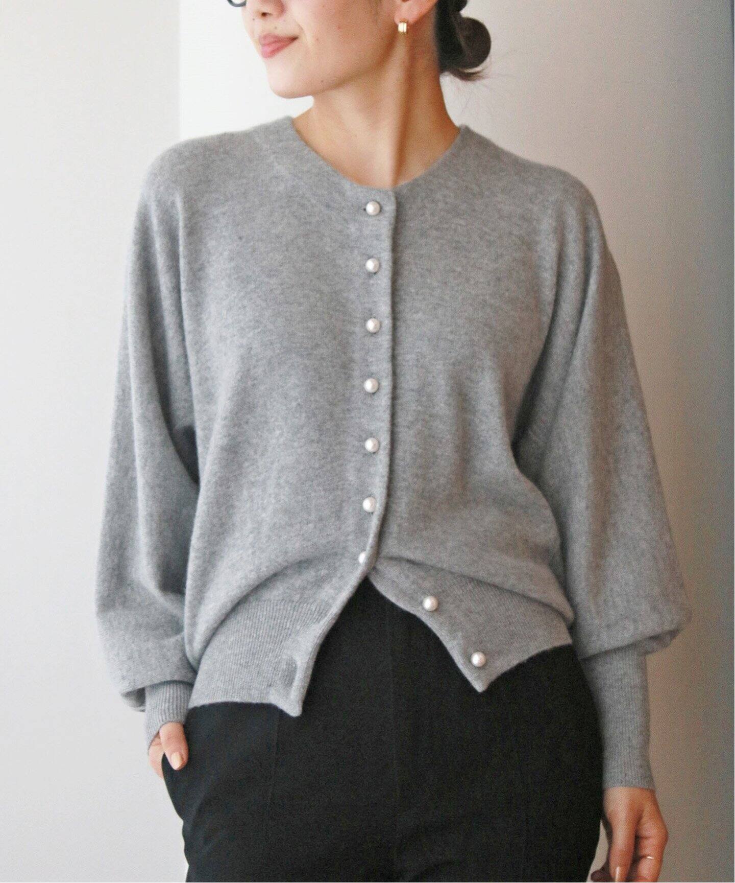 MADISONBLUE/マディソンブルー】DOLMAN SLEEVE カーディガン CASHMERE  