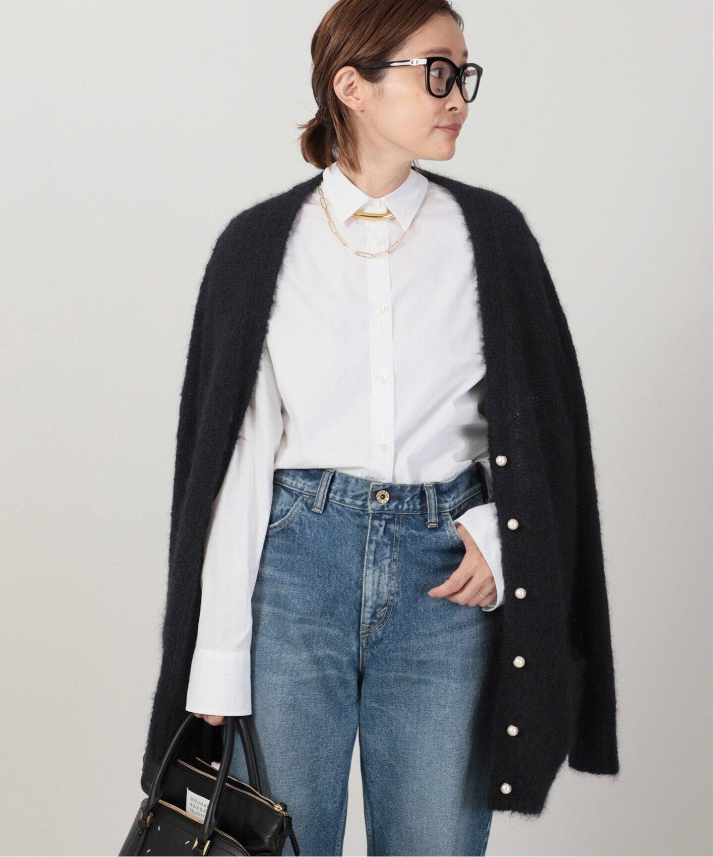 MADISONBLUE/マディソンブルー】LOOSE BIG V カーディガン  