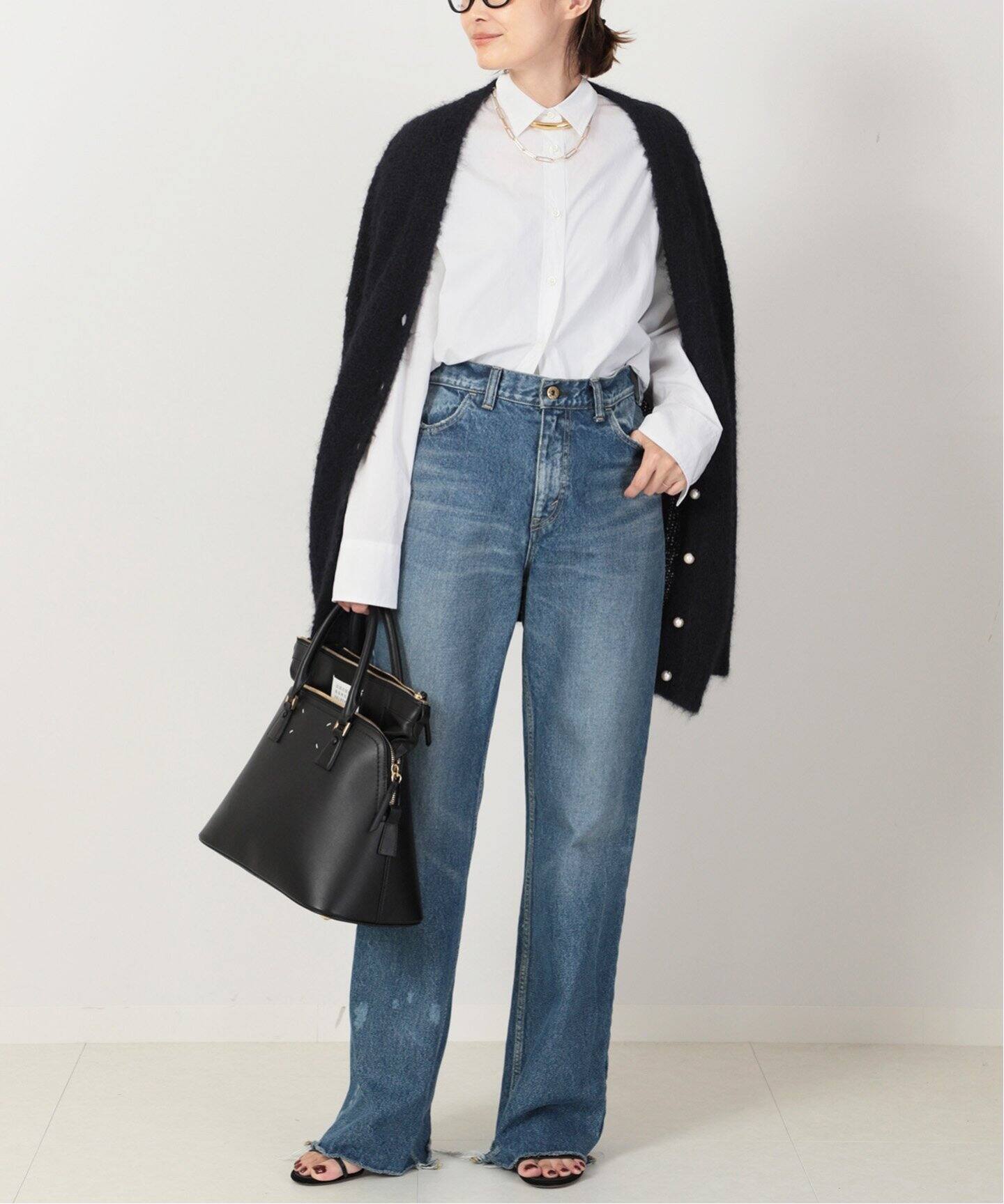 MADISONBLUE/マディソンブルー】LOOSE BIG V カーディガン  