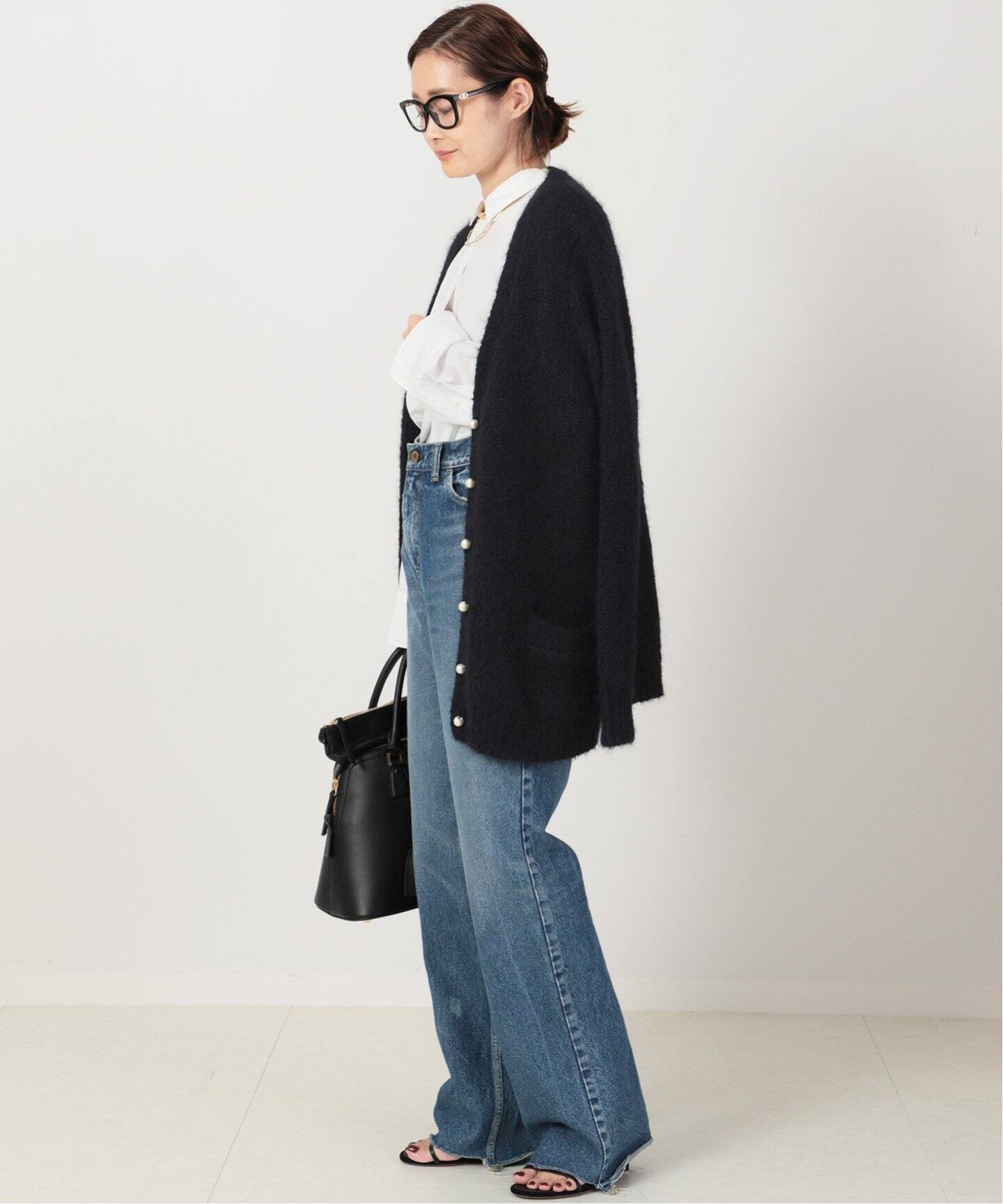 MADISONBLUE/マディソンブルー】LOOSE BIG V カーディガン  