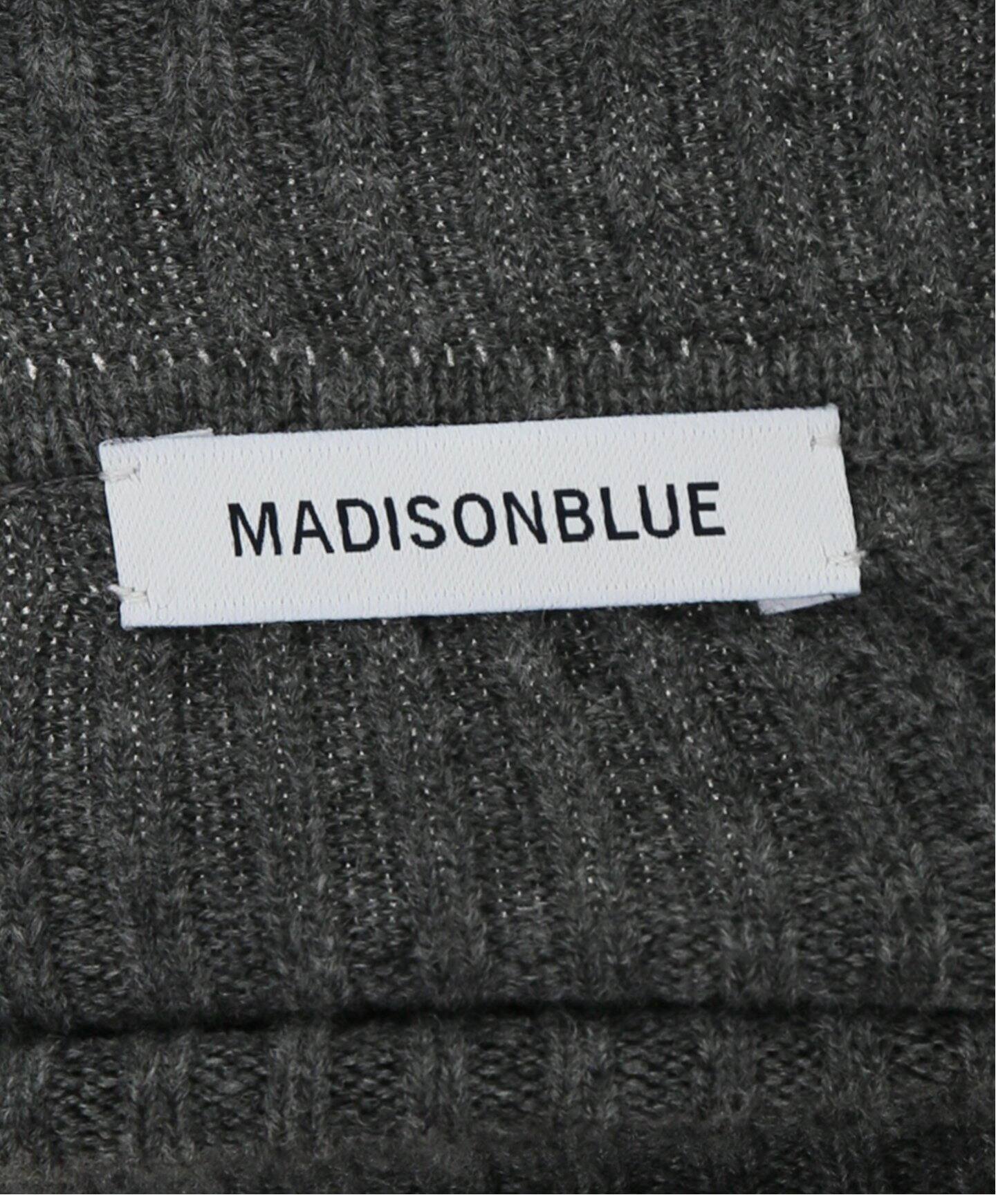 MADISONBLUE/マディソンブルー】タートルネック RIB LAMB WOOL（ニット 