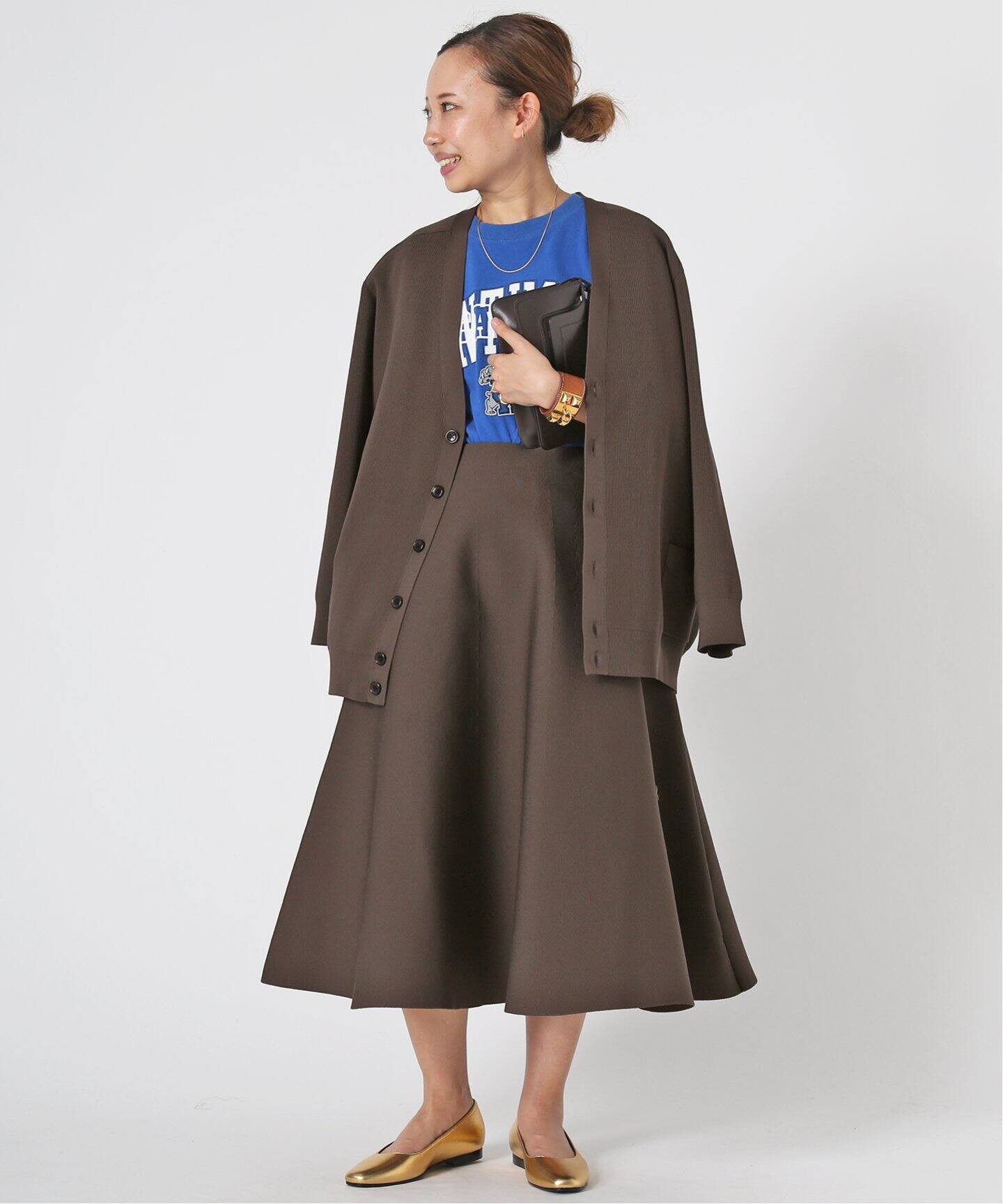 MADISONBLUE/マディソンブルー】 BIG KNIT Vネック カーディガン  