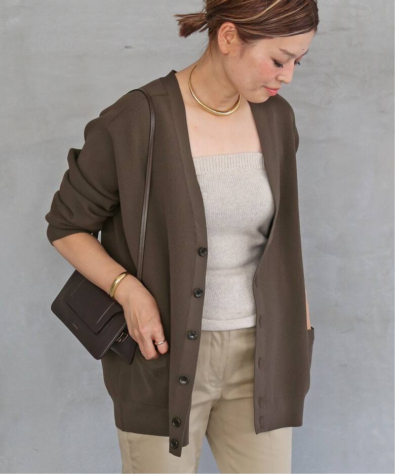 MADISONBLUE/マディソンブルー】 BIG KNIT Vネック カーディガン  