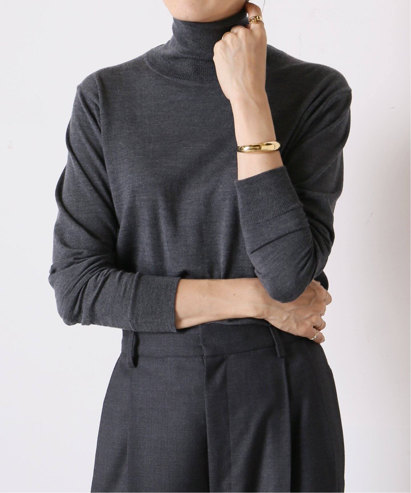 FF30 タートルネックプルオーバー（ニット／セーター）｜MUSE de  