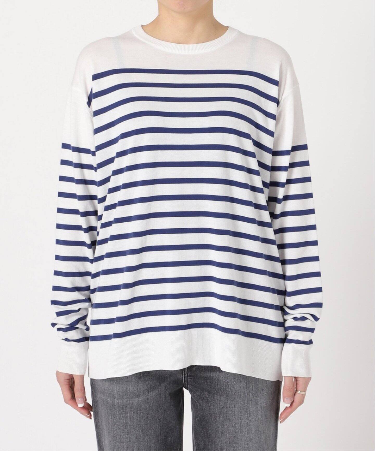 追加 FFgraceクルーネック オーバー プルオーバー（ニット／セーター  