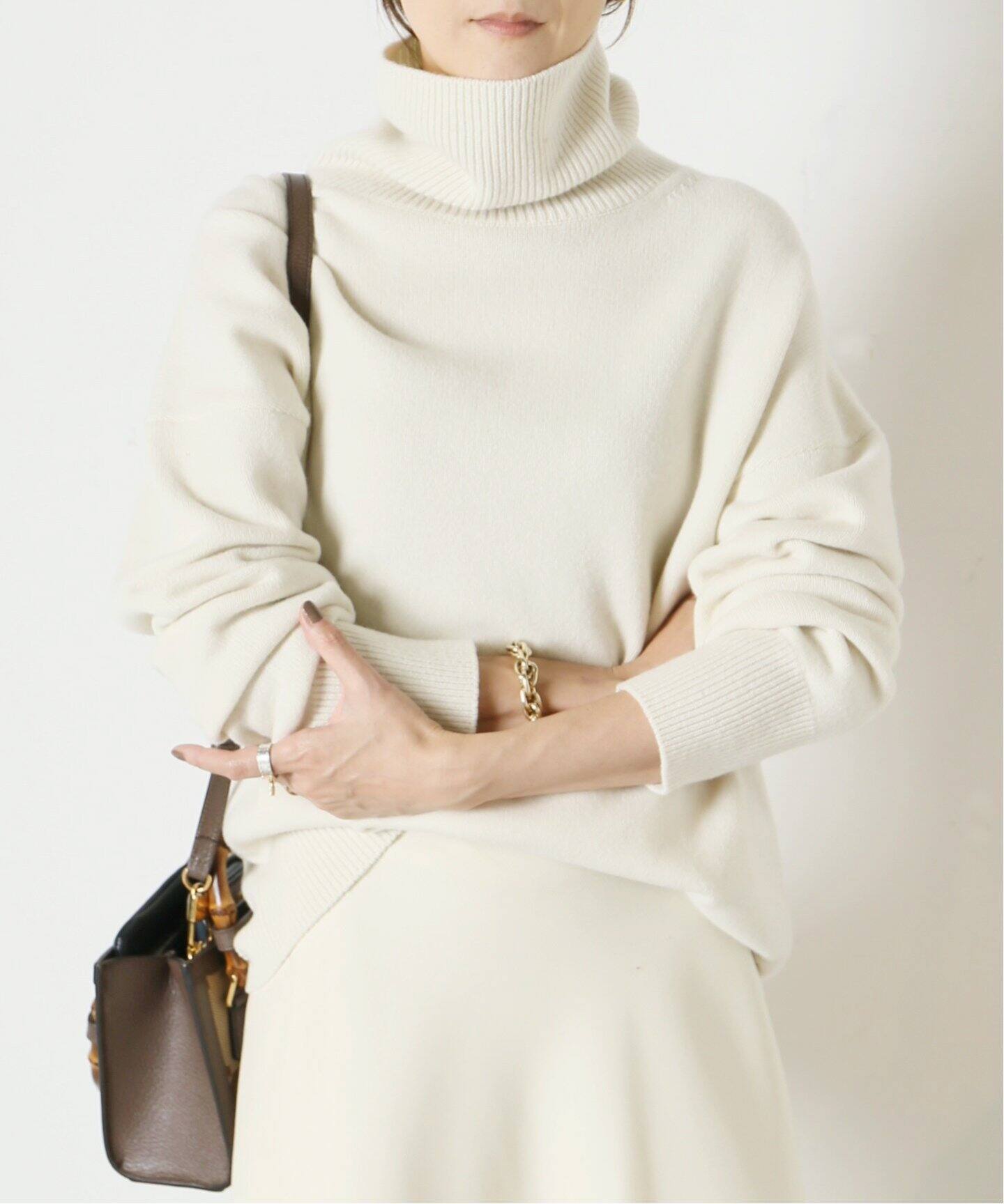 latest ミドルゲージ タートルネックニット（ニット／セーター）｜MUSE  