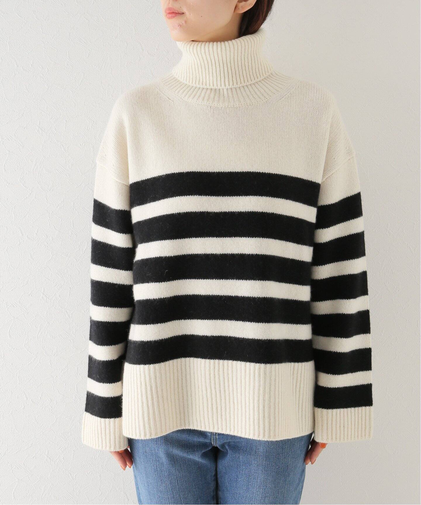 MUSE de Deuxieme Classe ワイドボーダーニット 