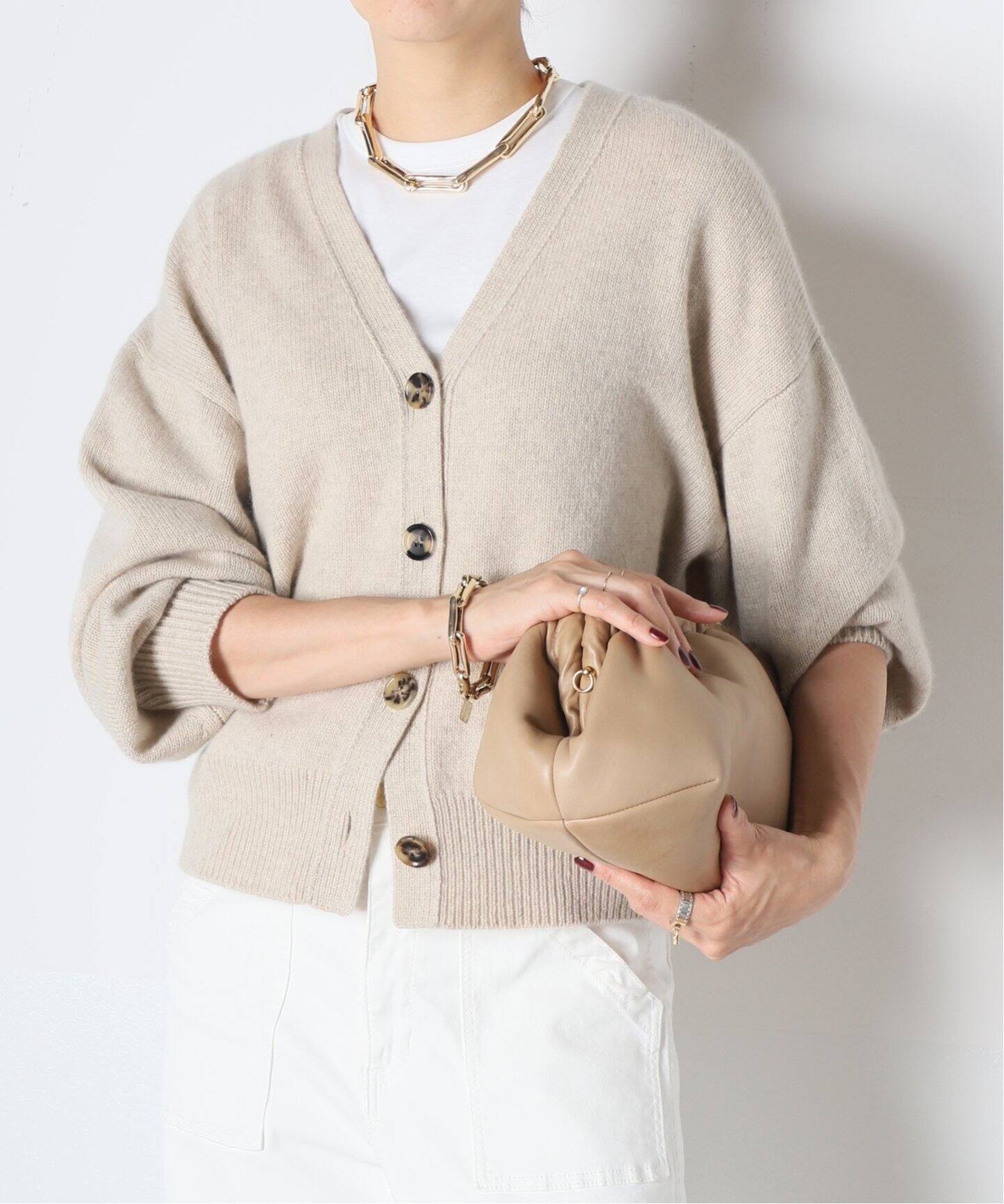 Fiocco Vネック カーディガン（カーディガン）｜MUSE de Deuxieme  