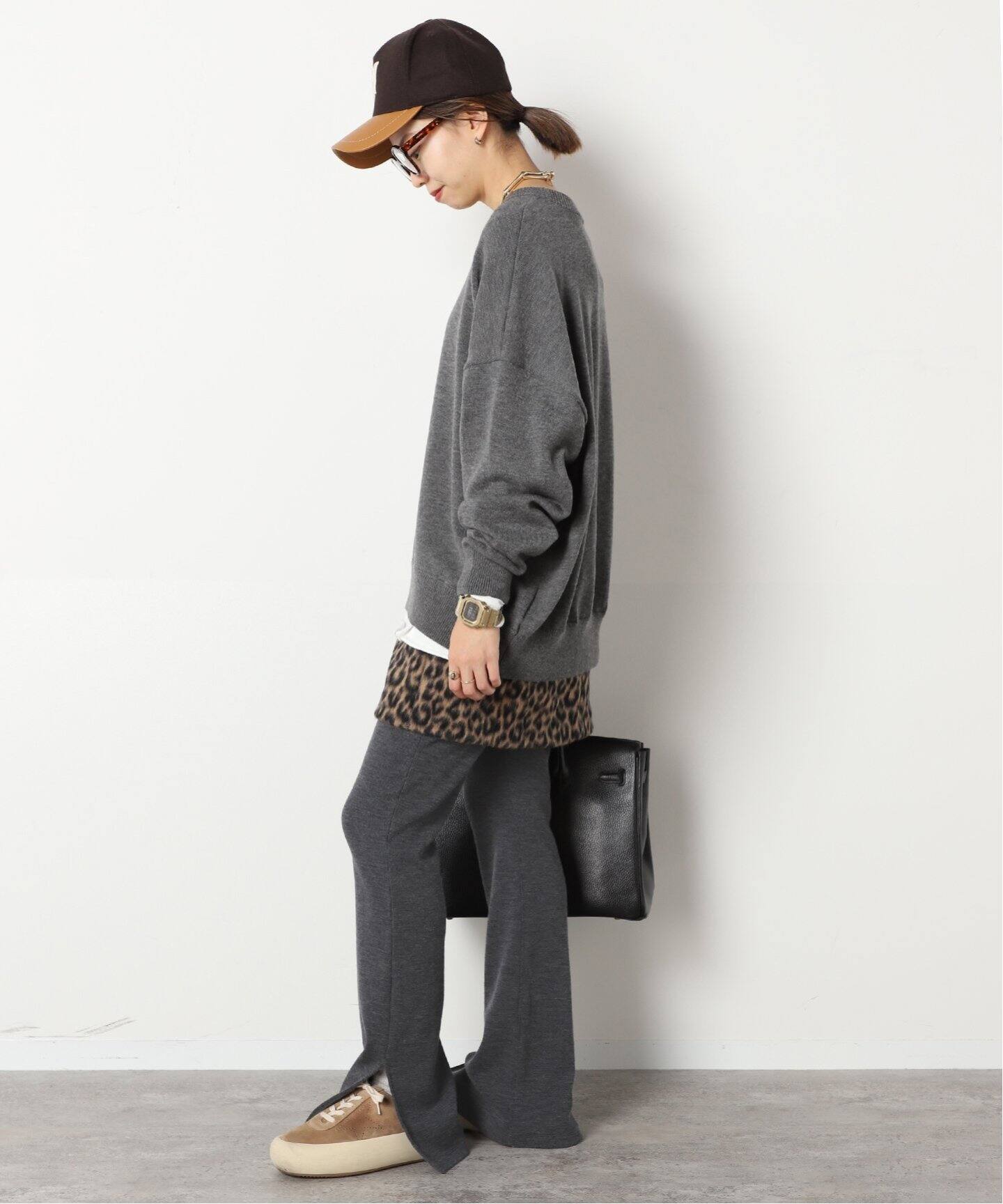 MUSE de Deuxieme Classe *Basic ニットグレー 