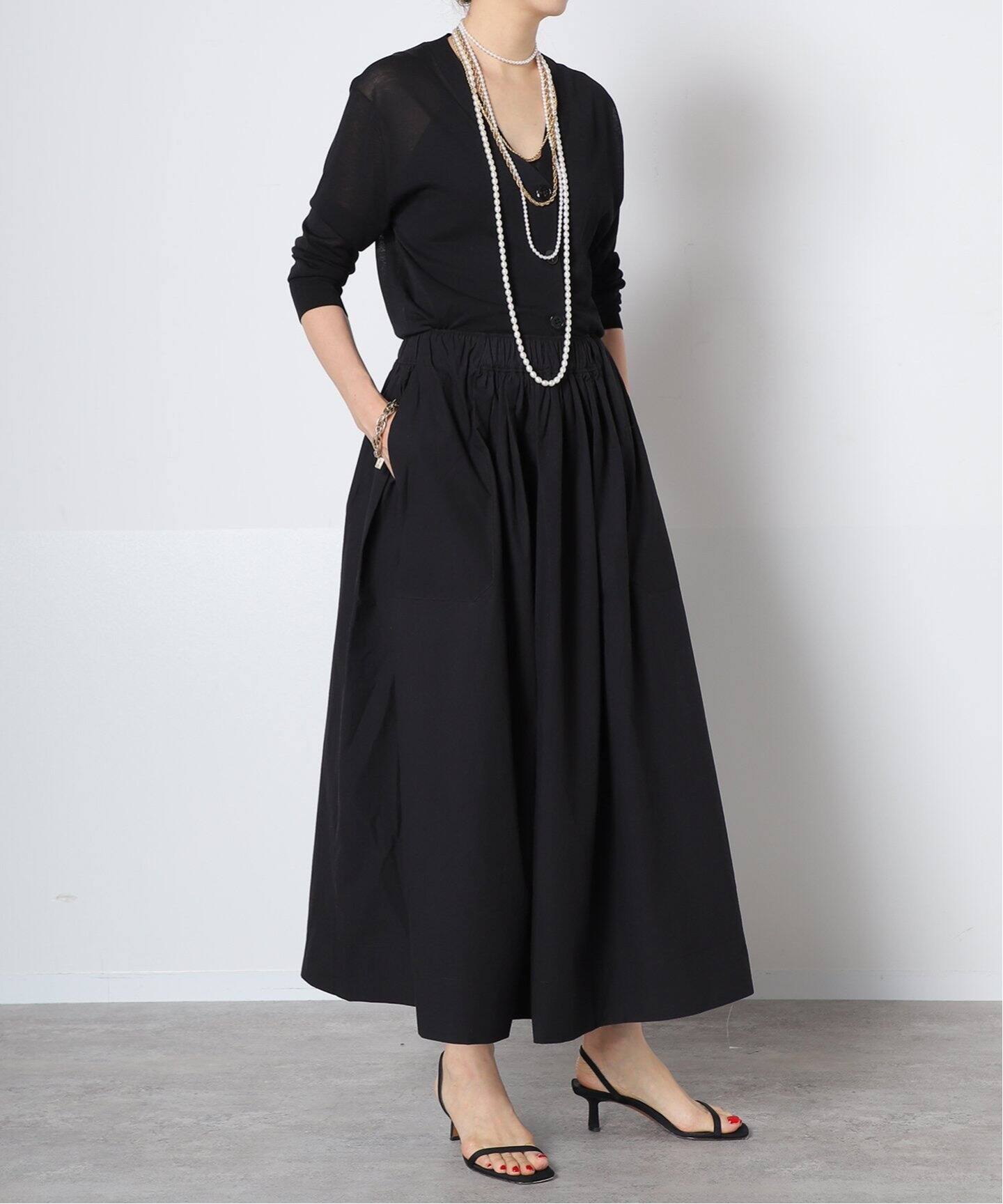 Semi Sheer Vネック カーディガン（カーディガン）｜MUSE de Deuxieme  