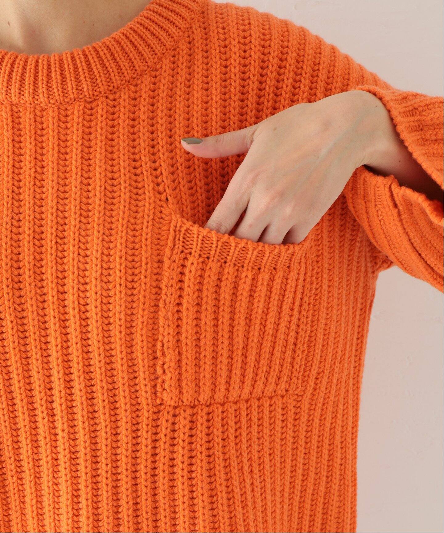 QUEENE&BELLE/クイーンアンドベル】Ely RIB Sweater（ニット／セーター 