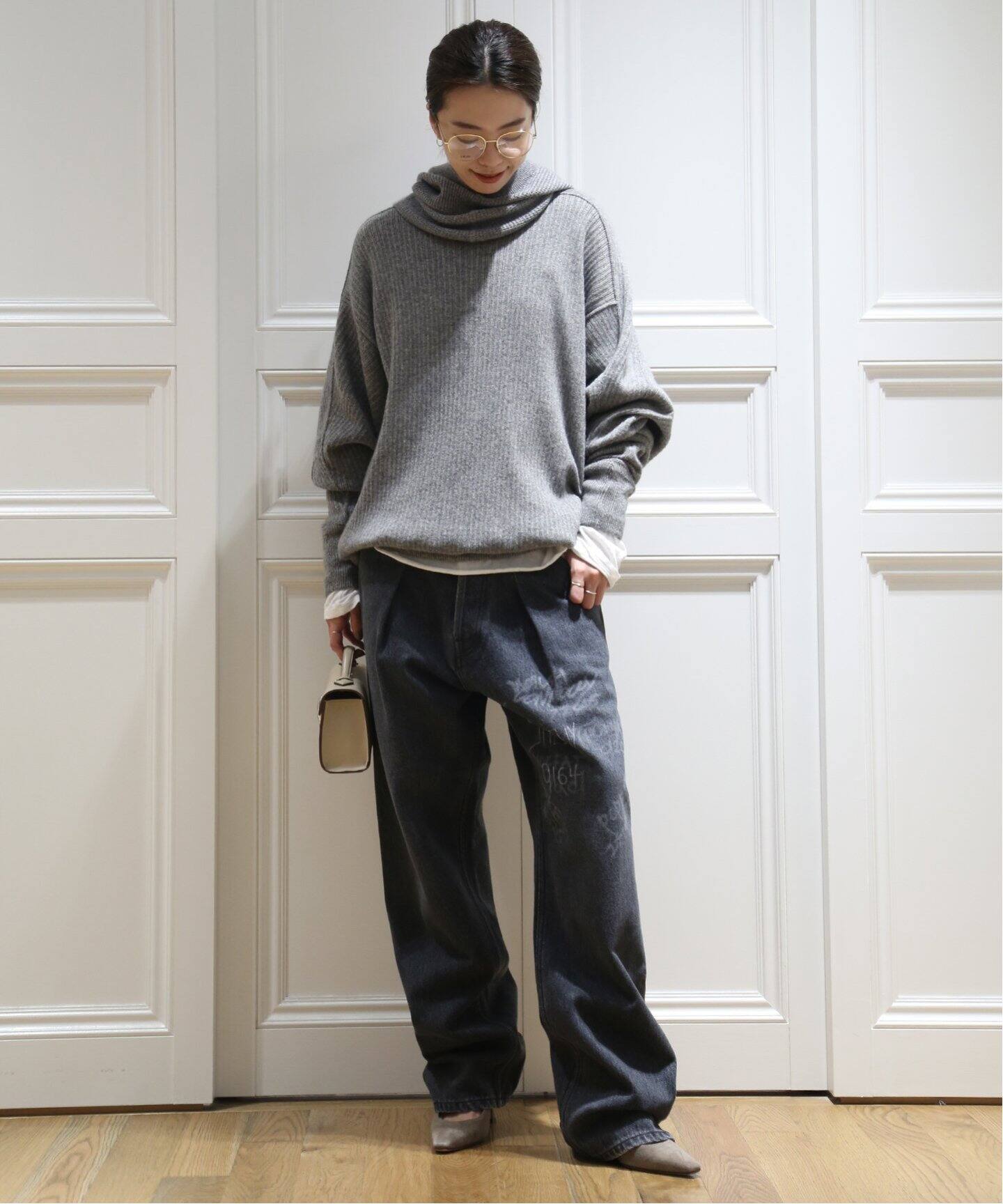 HERILL/ヘリル】Cashmere Ribsweater（ニット／セーター）｜MUSE de 
