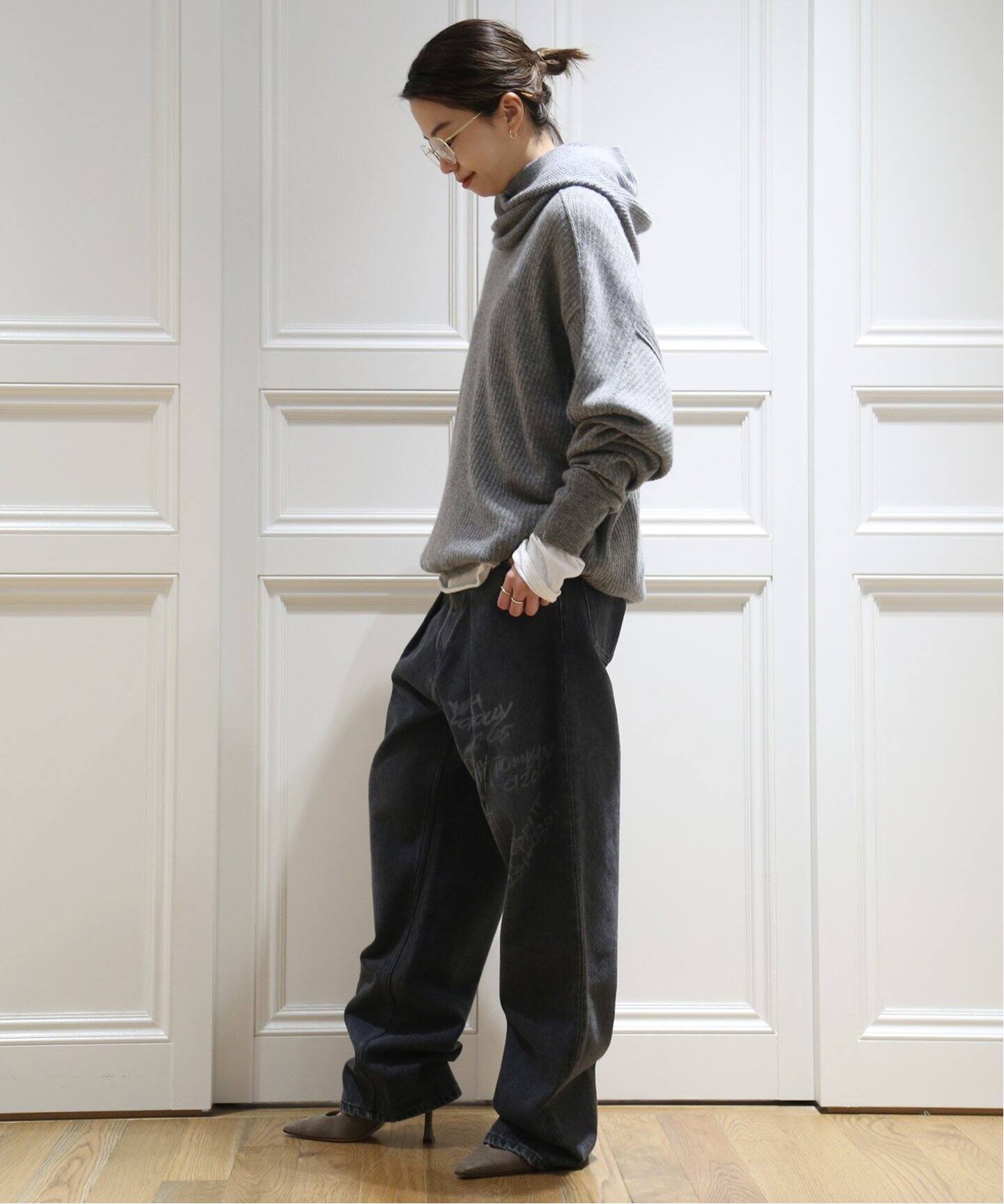 MUSE 【HERILL/ヘリル】Cashmere Ribsweater
