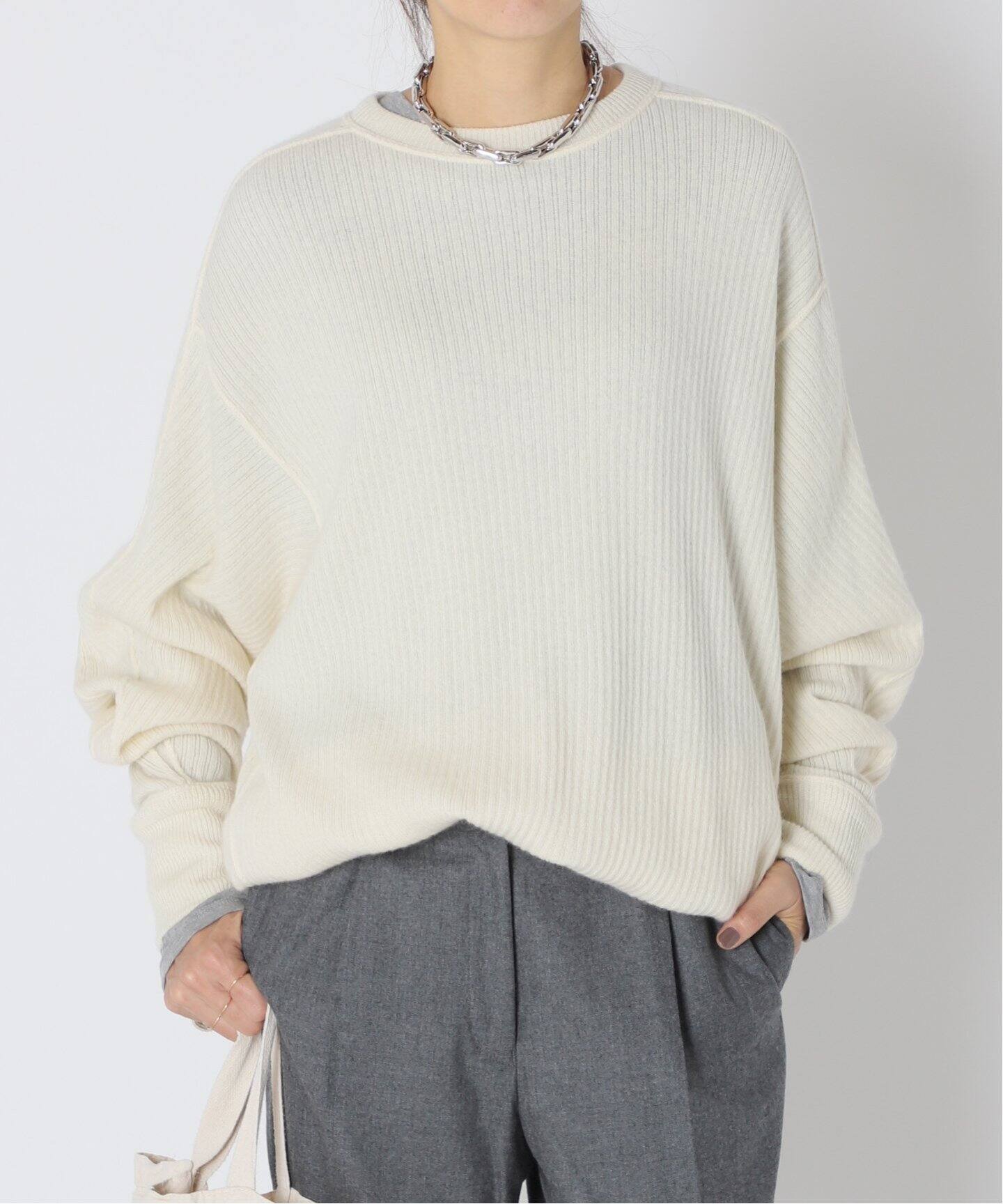 MUSE 【HERILL/ヘリル】Cashmere Ribsweater