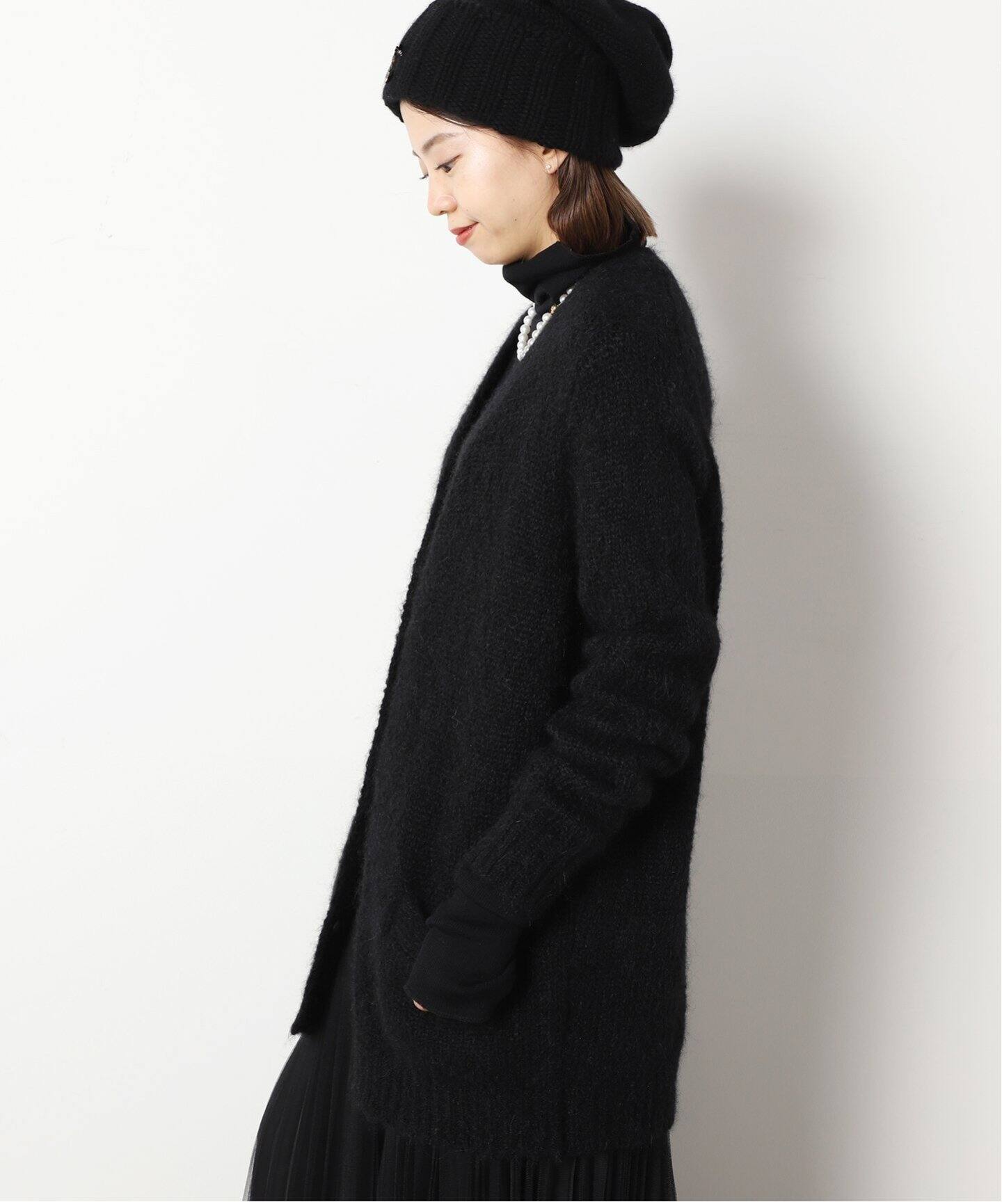 MADISONBLUE/マディソンブルー】LOOSE BIG MOHAIR MIX カーディガン  