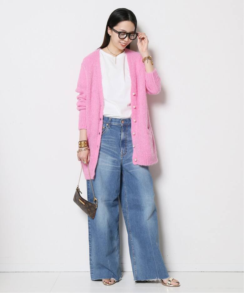 MADISONBLUE/マディソンブルー】LOOSE BIG MOHAIR MIX カーディガン  