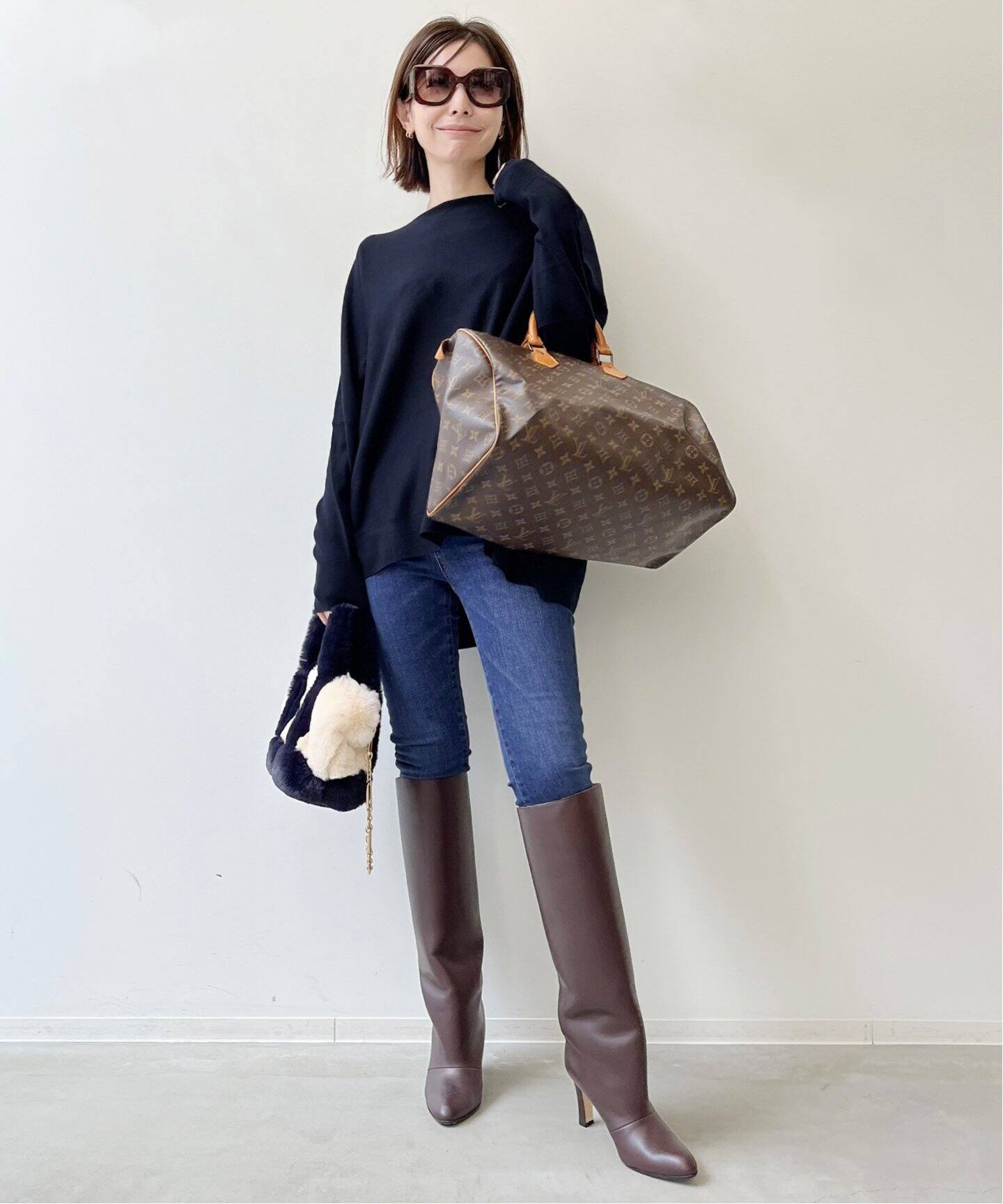 B/N Volume Knit（ニット／セーター）｜L