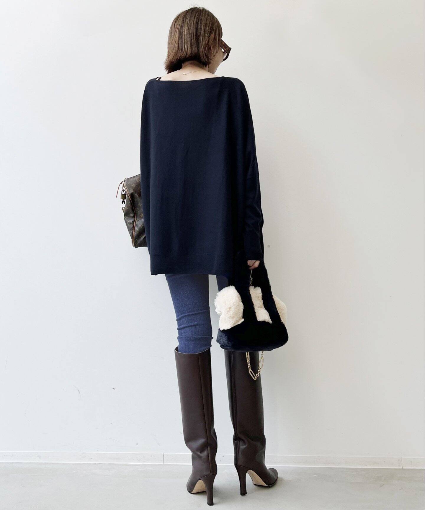 B/N Volume Knit（ニット／セーター）｜L