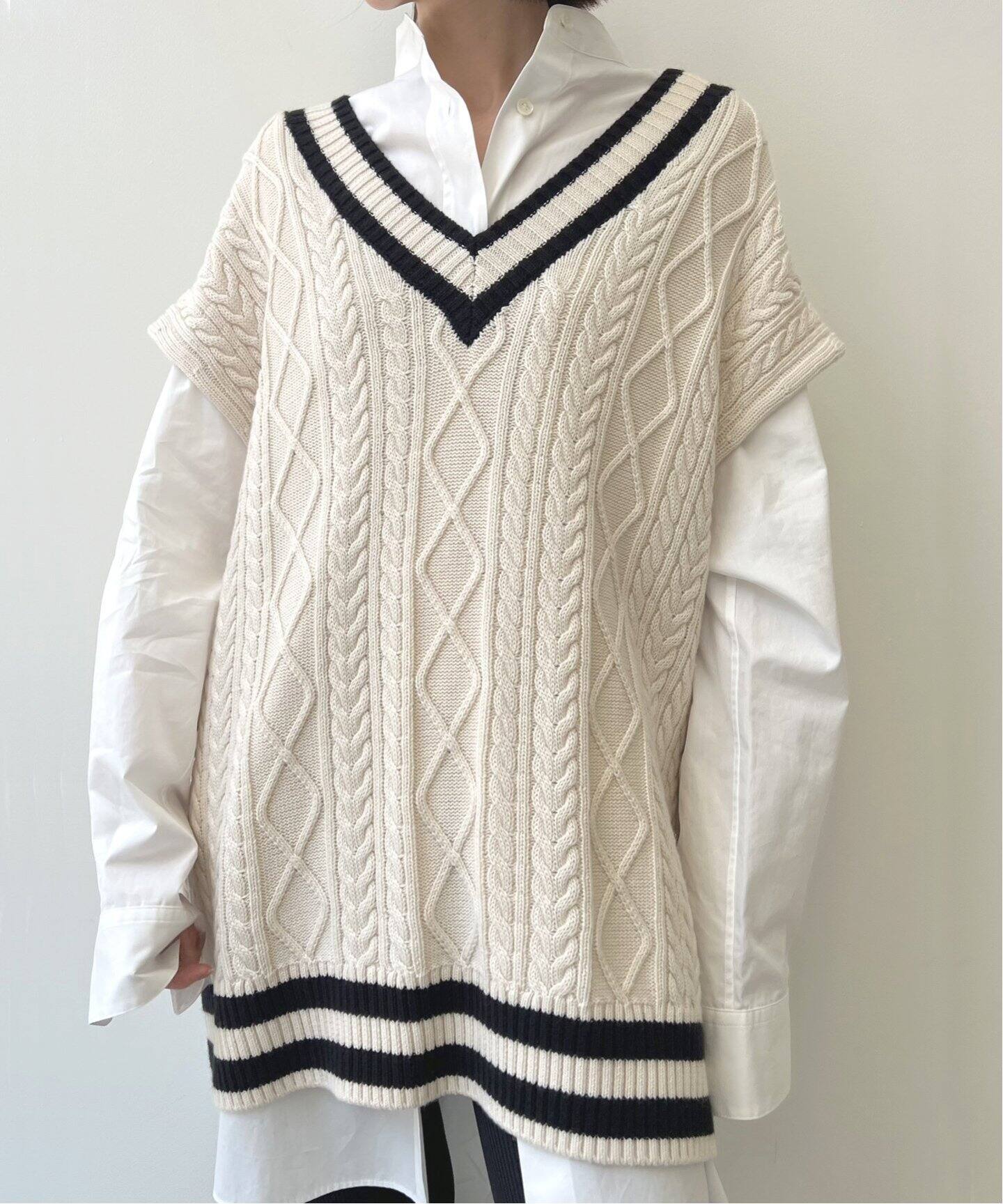 Alan Knit Vest（ニット／セーター）｜L
