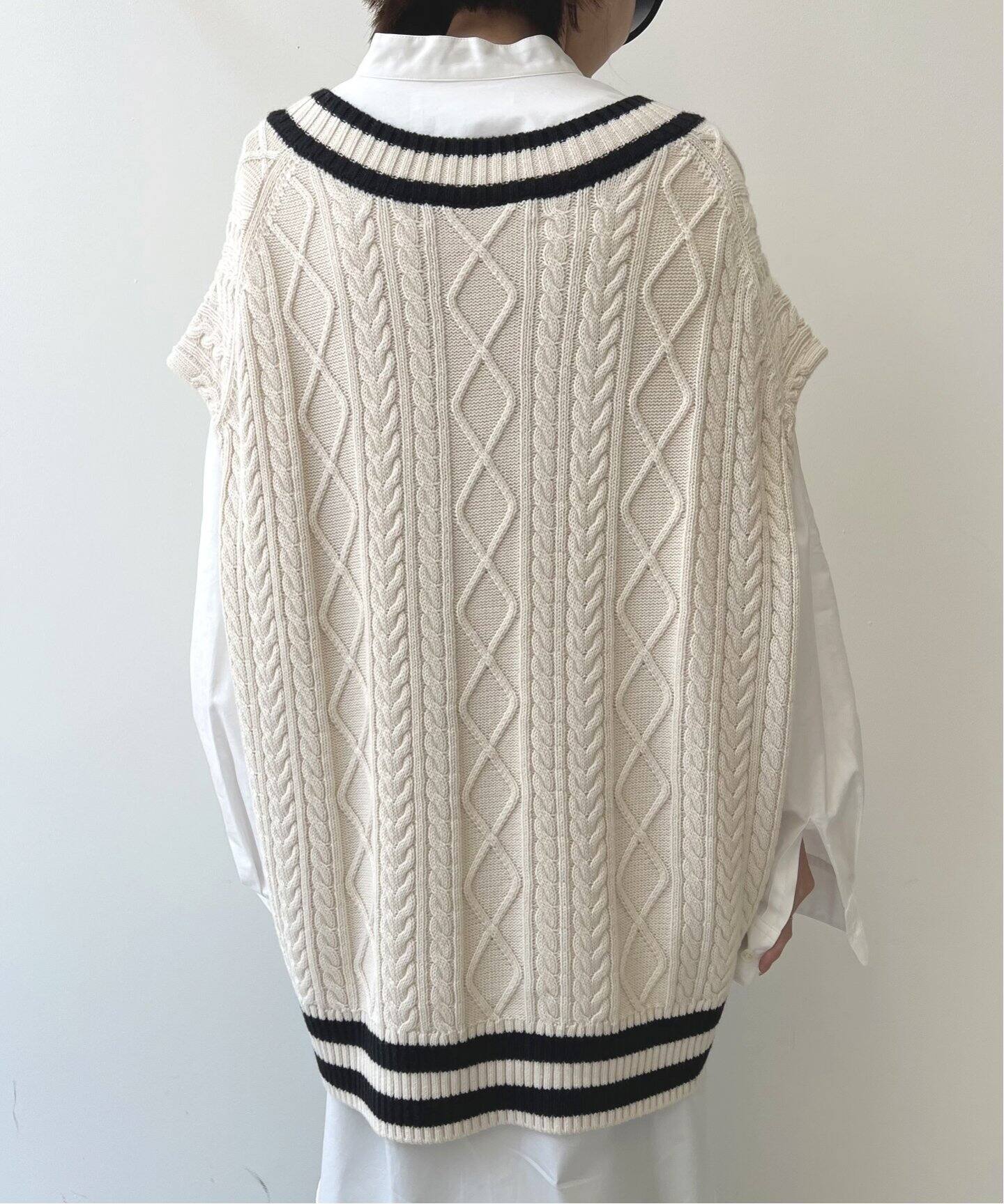 Alan Knit Vest（ニット／セーター）｜L