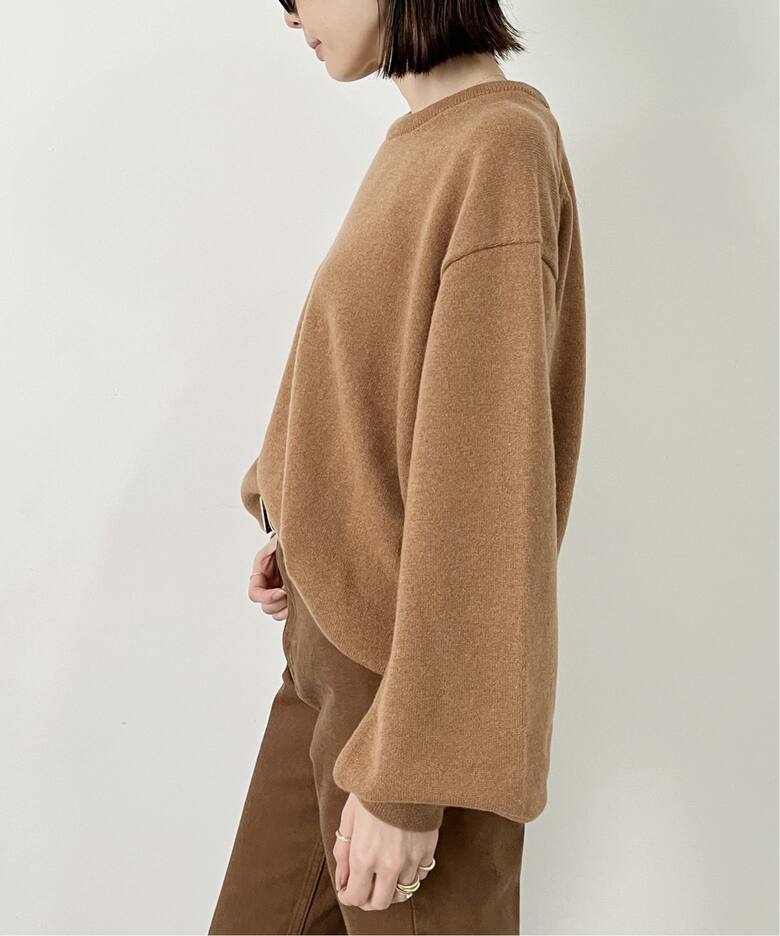 Cashmere C/N Poncho Knit（ニット／セーター）｜L