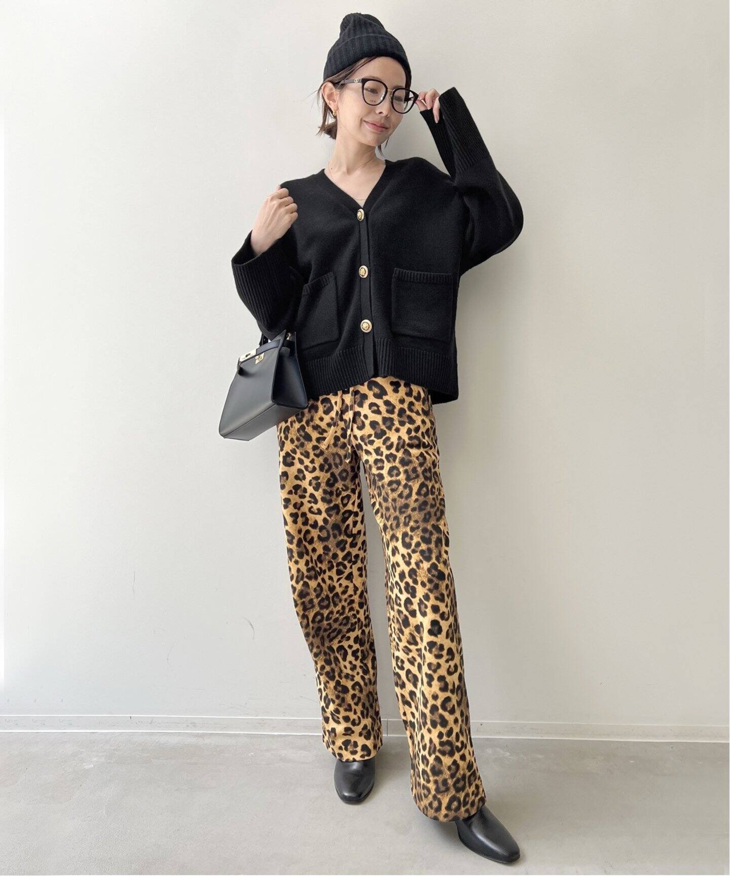 GOLD BUTTON V/N CARDIGAN（カーディガン）｜L 