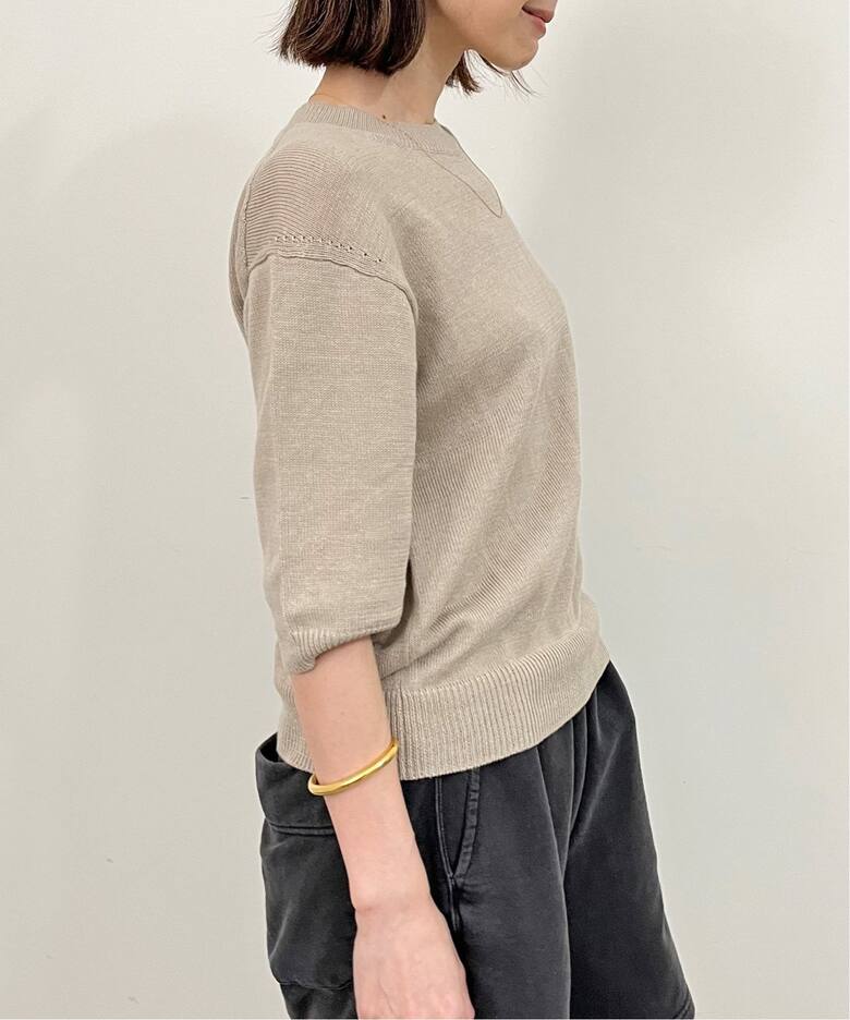 Short sleeve summer knit（ニット／セーター）｜L