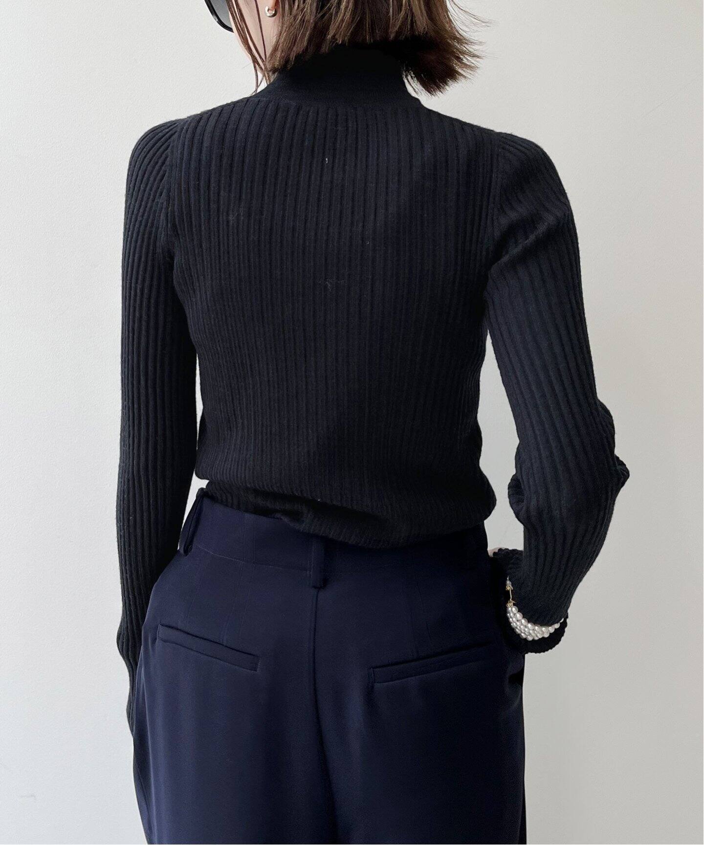 WIDE Rib Knit（ニット／セーター）｜L 